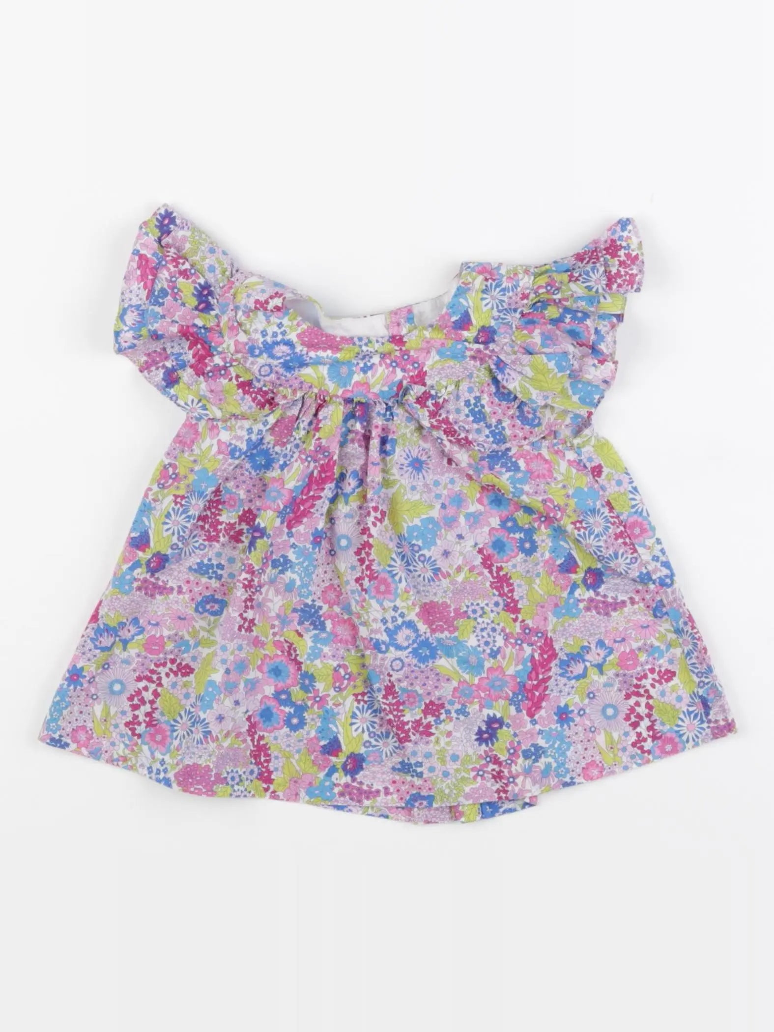 Jacadi - blouse liberty multicolore - 18 mois