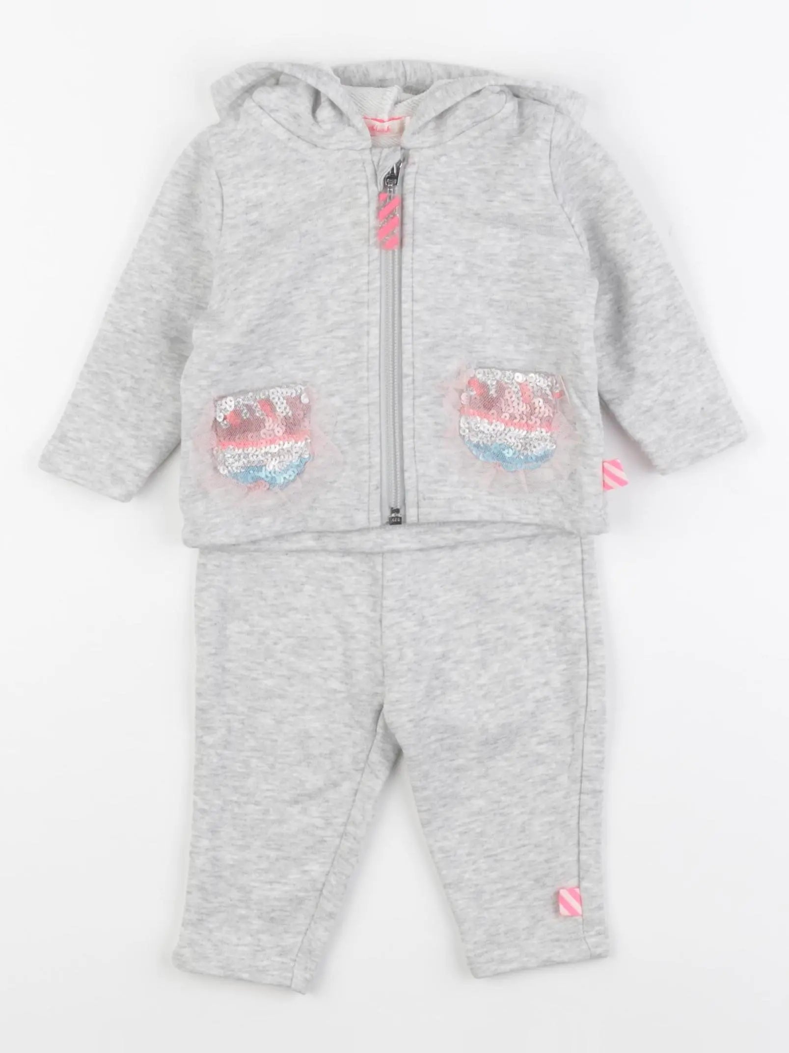 Billie Blush - ensemble gris - 3 mois