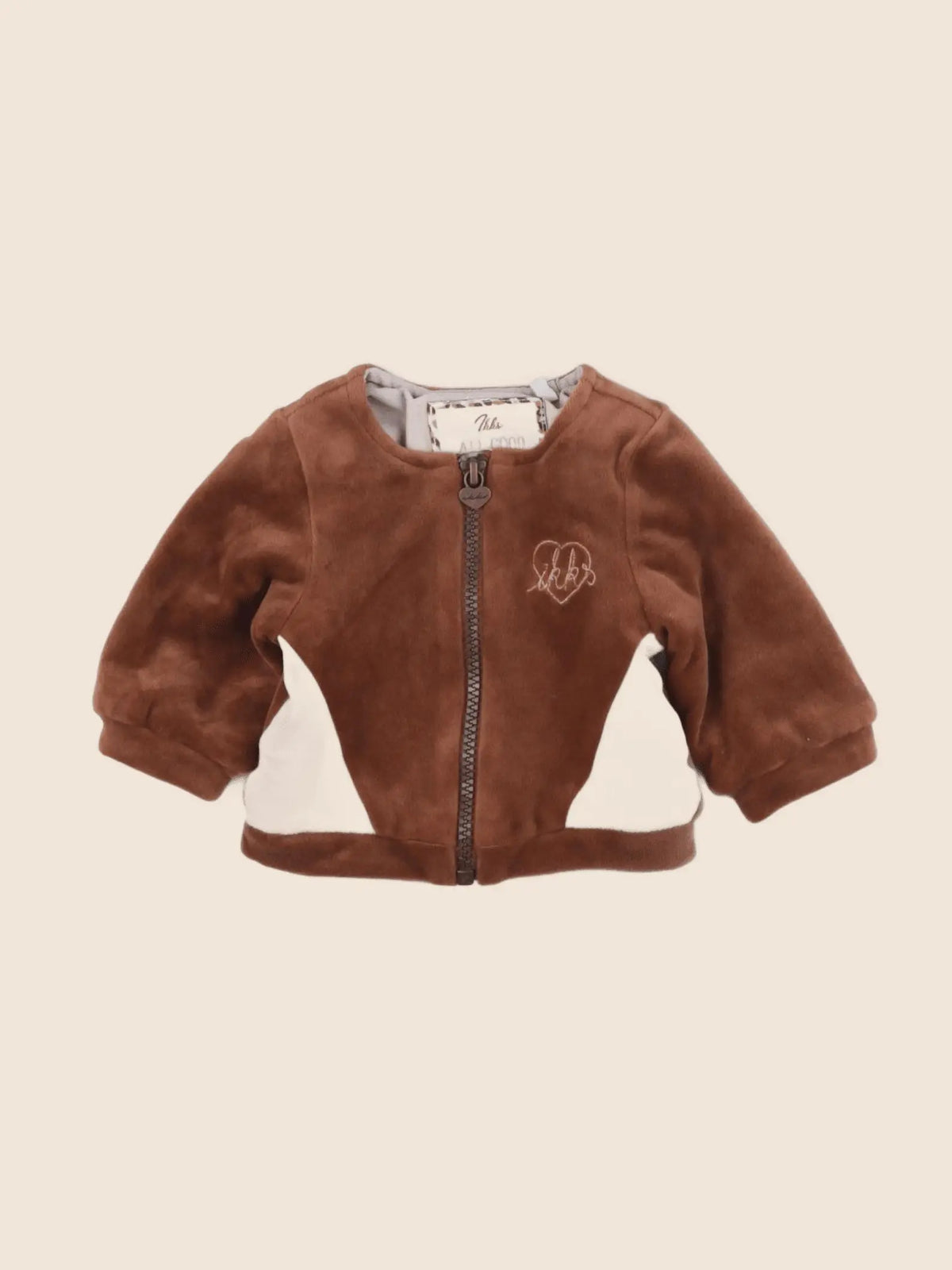 H&M - sweat marron - 3 mois