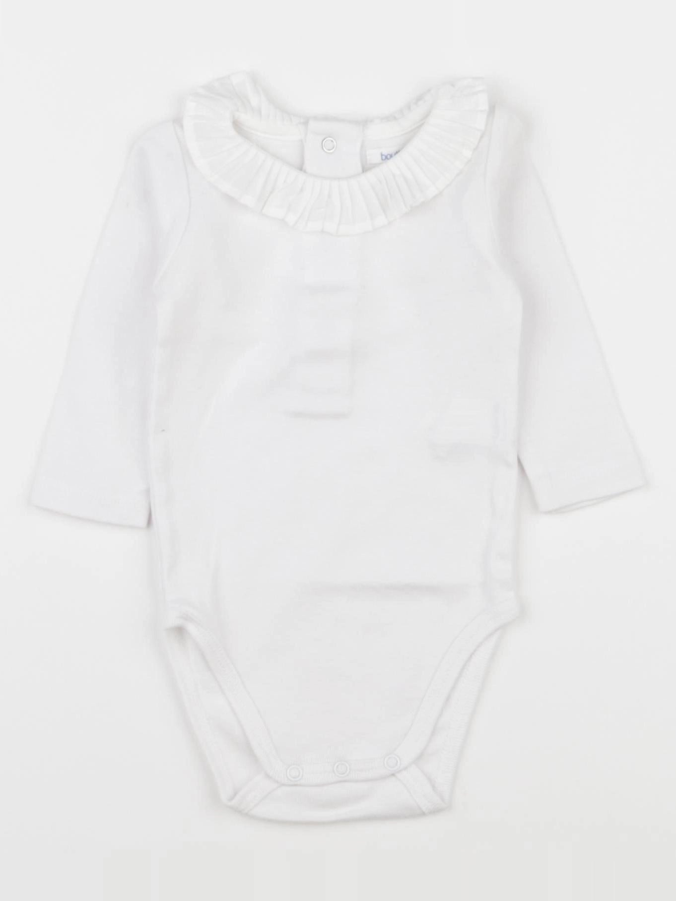 Boutchou - body à col blanc - 3 mois