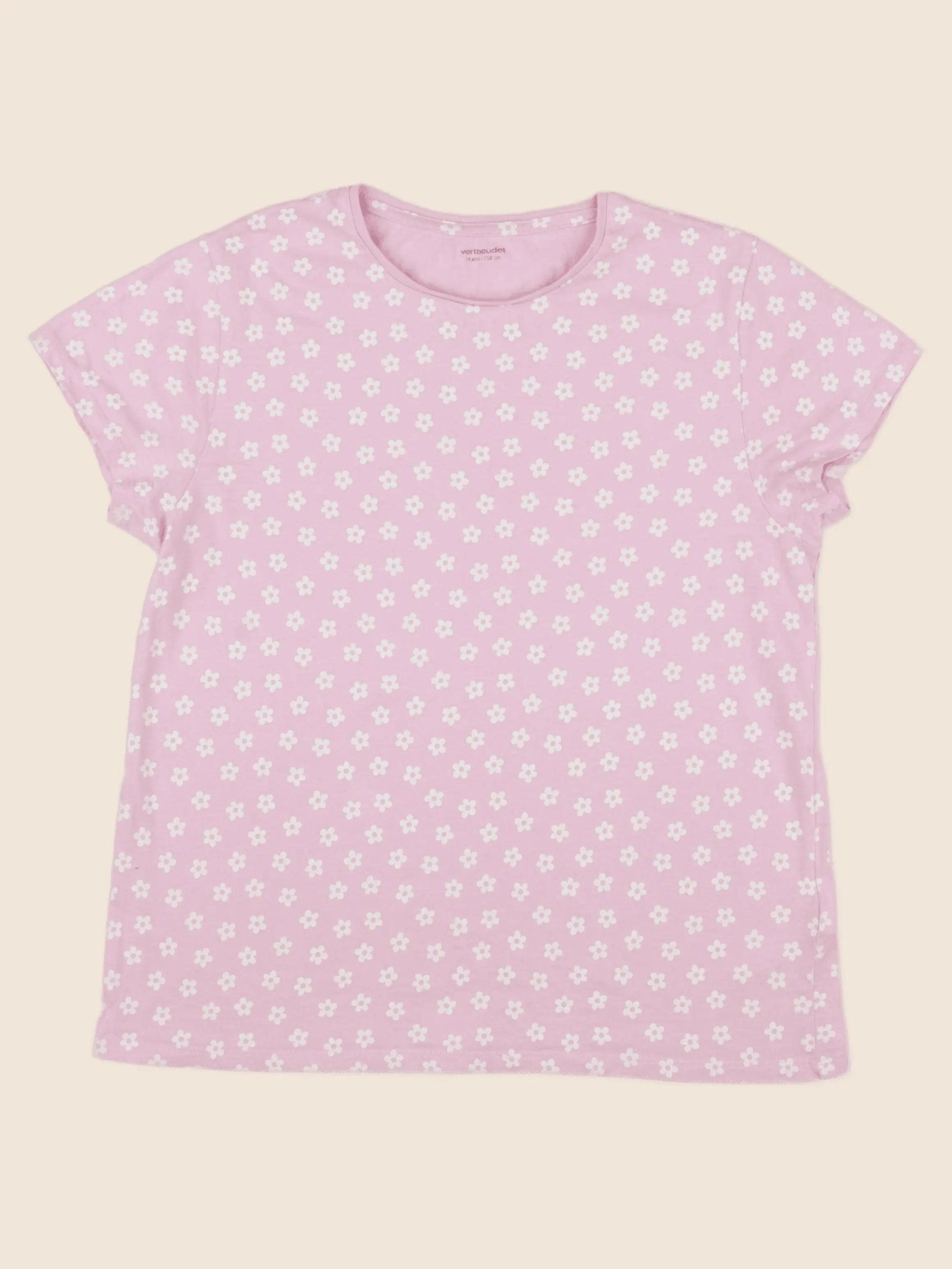 Vertbaudet - tee-shirt rose - 14 ans