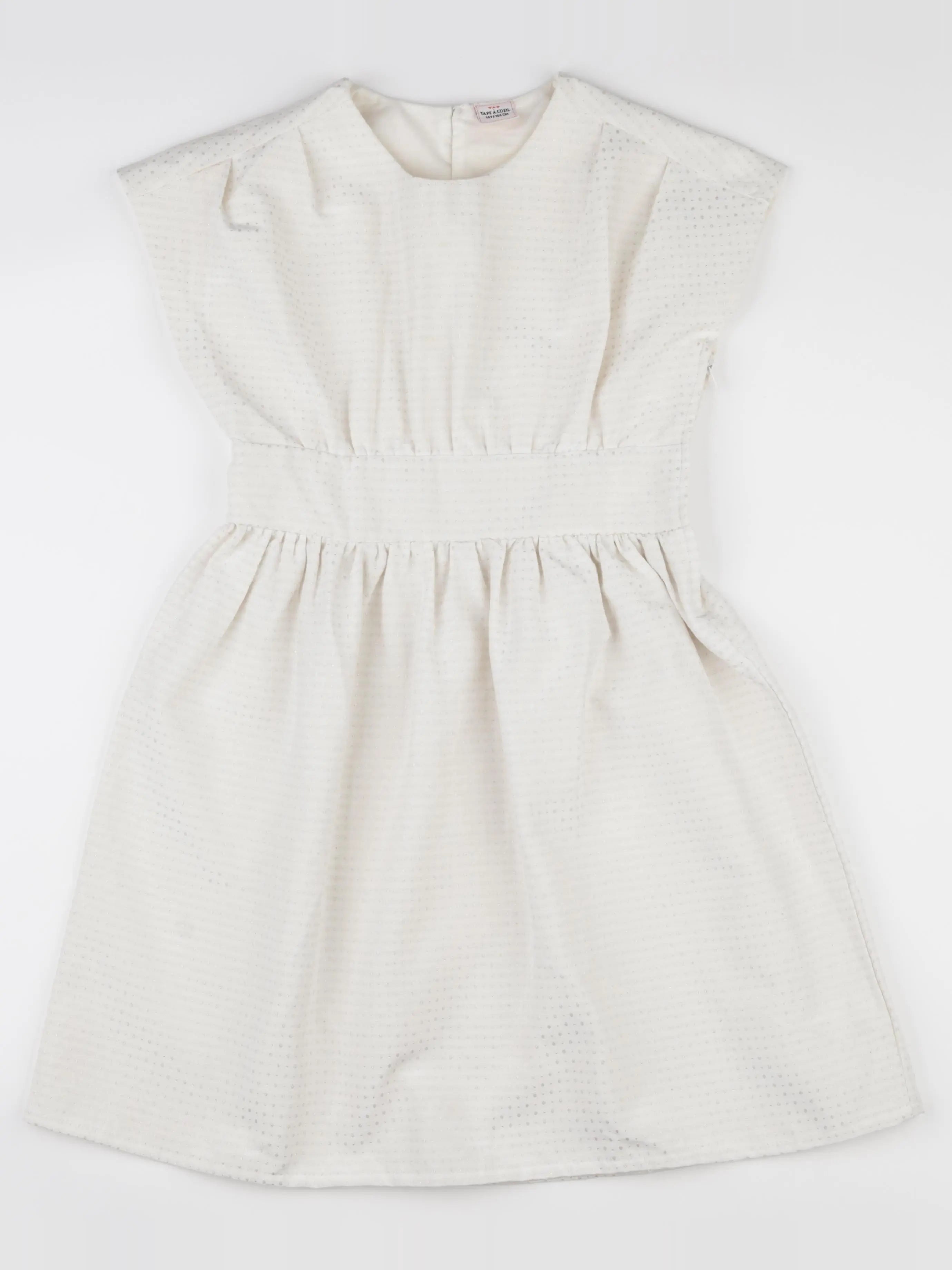 Tape à l'oeil - robe beige, or - 14 ans