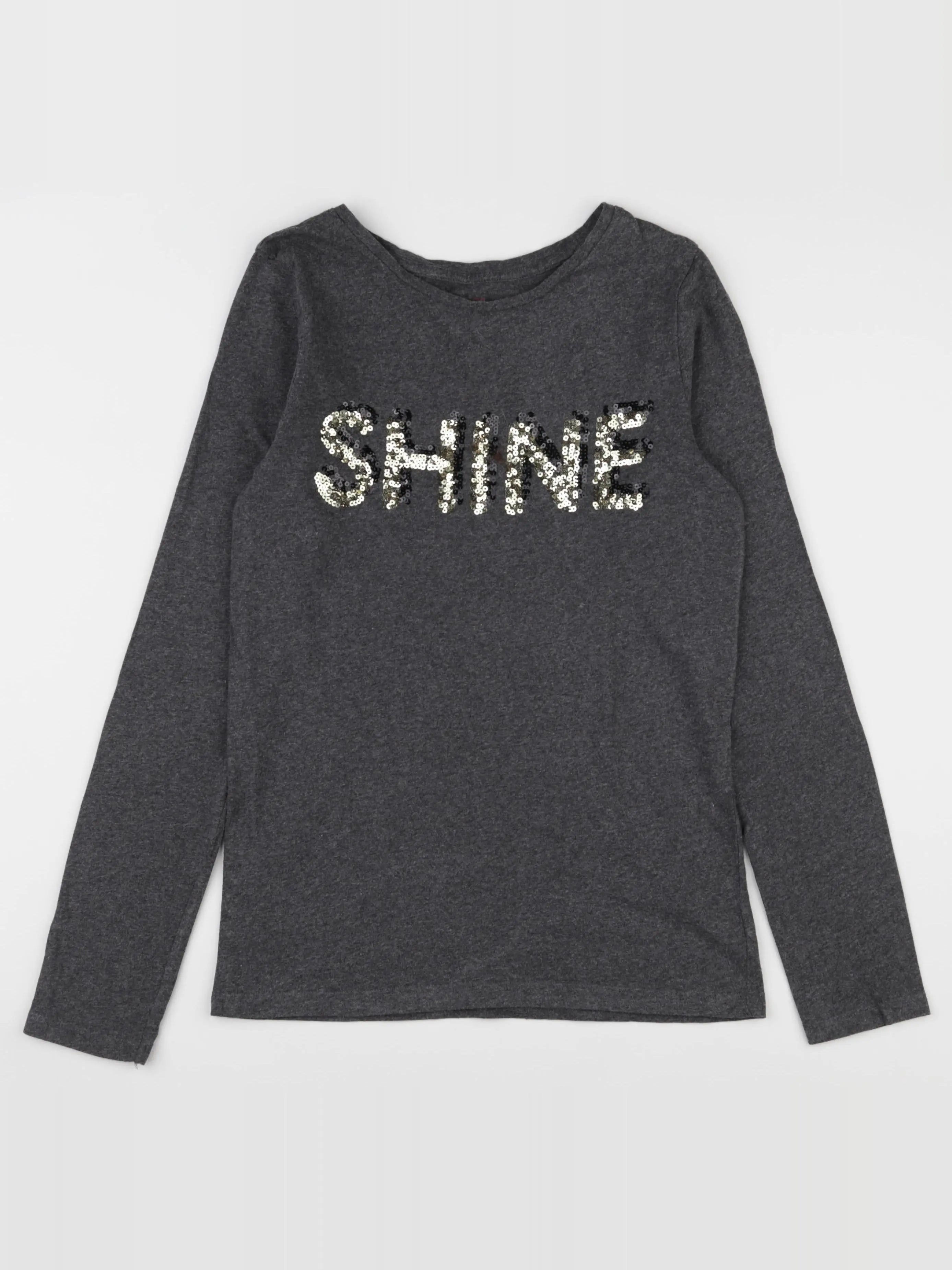 Monoprix - tee-shirt gris - 14 ans