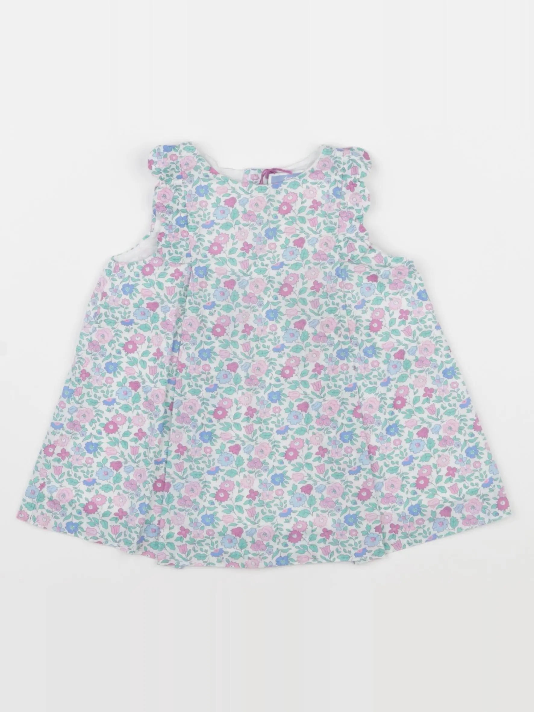 Jacadi - robe liberty bleu - 6 mois