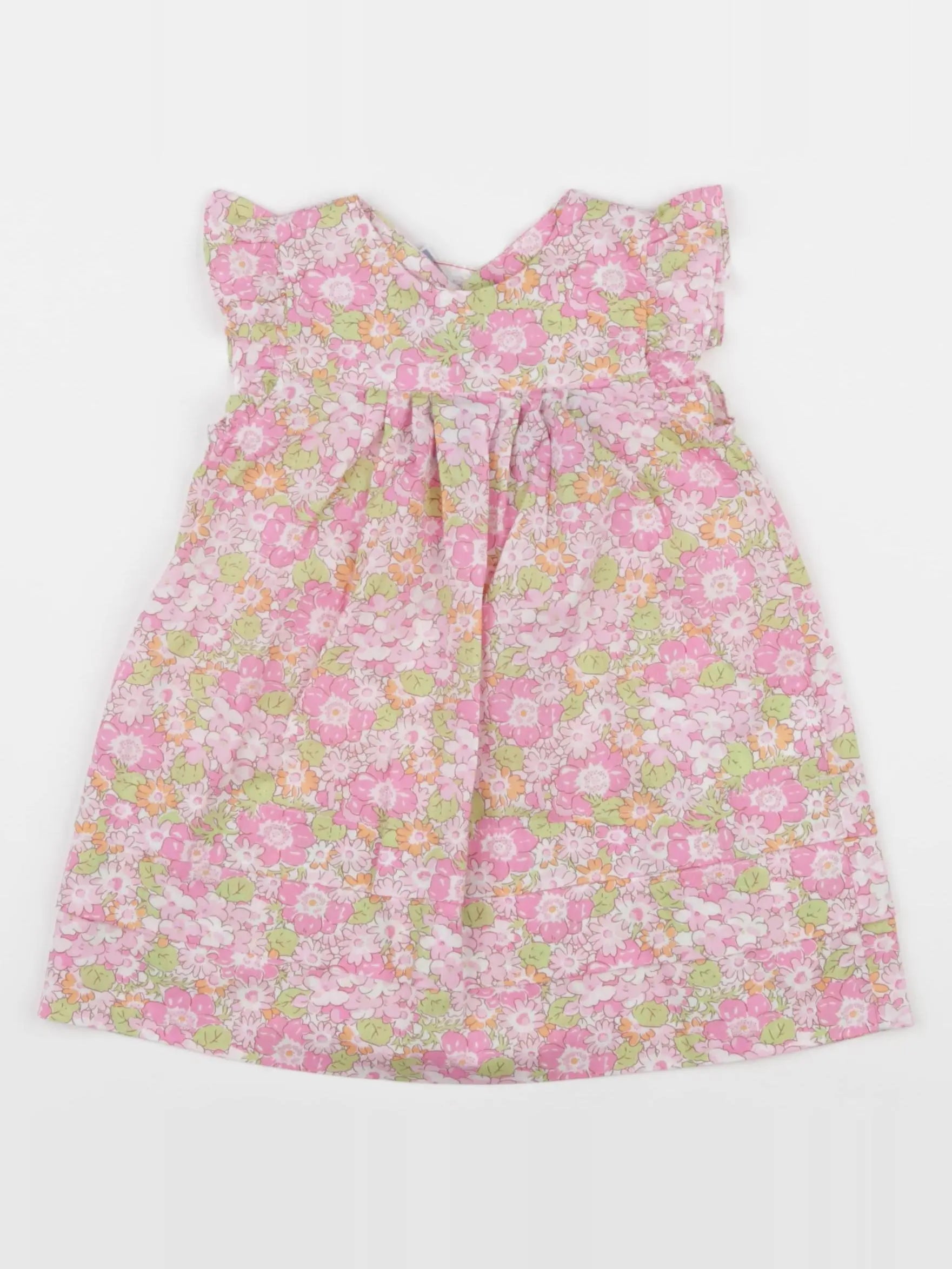 Jacadi - robe liberty rose - 6 mois