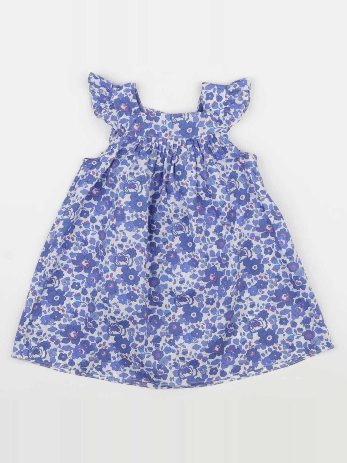Jacadi - robe liberty bleu - 12 mois