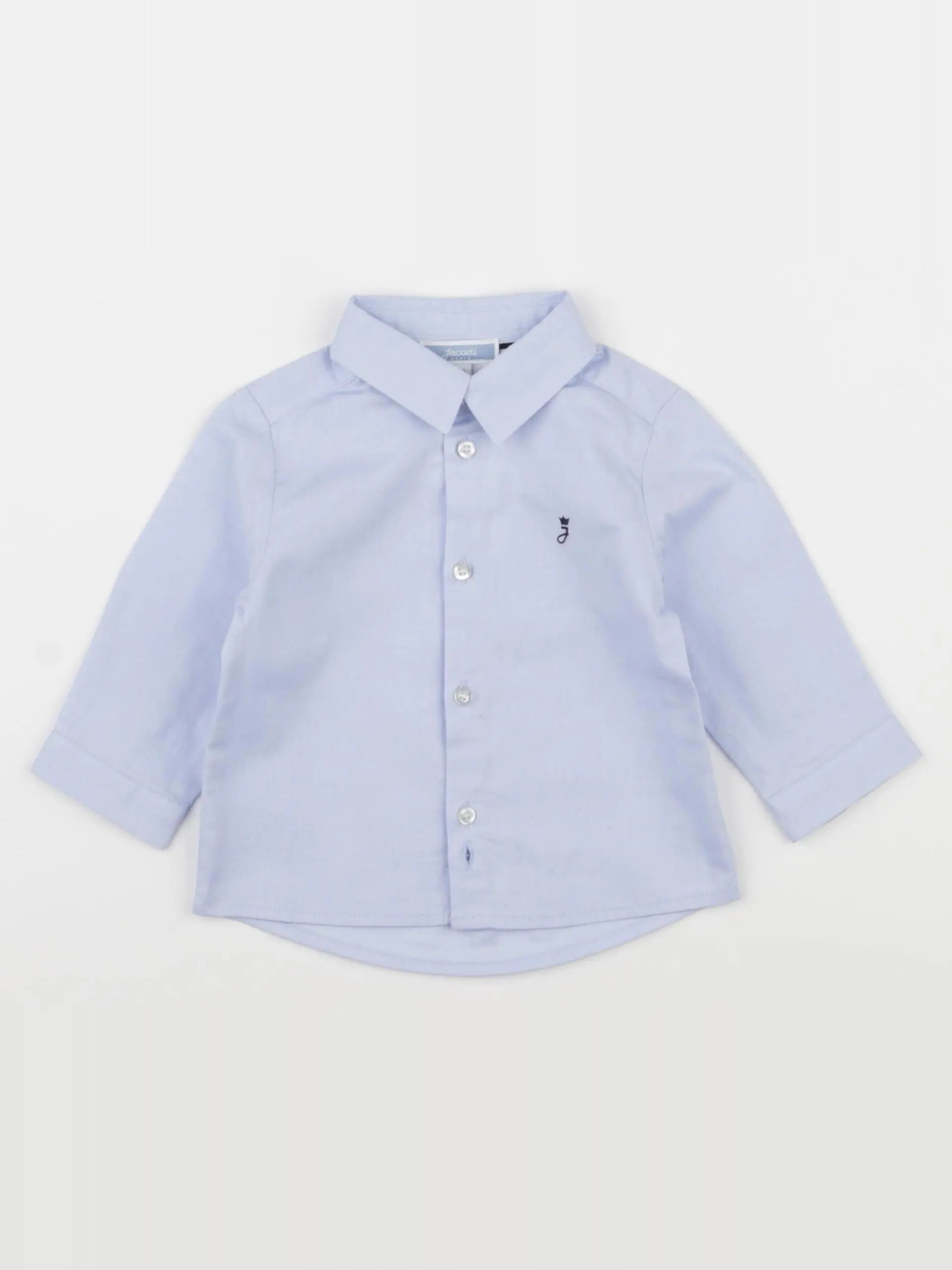 Jacadi - chemise bleu - 6 mois