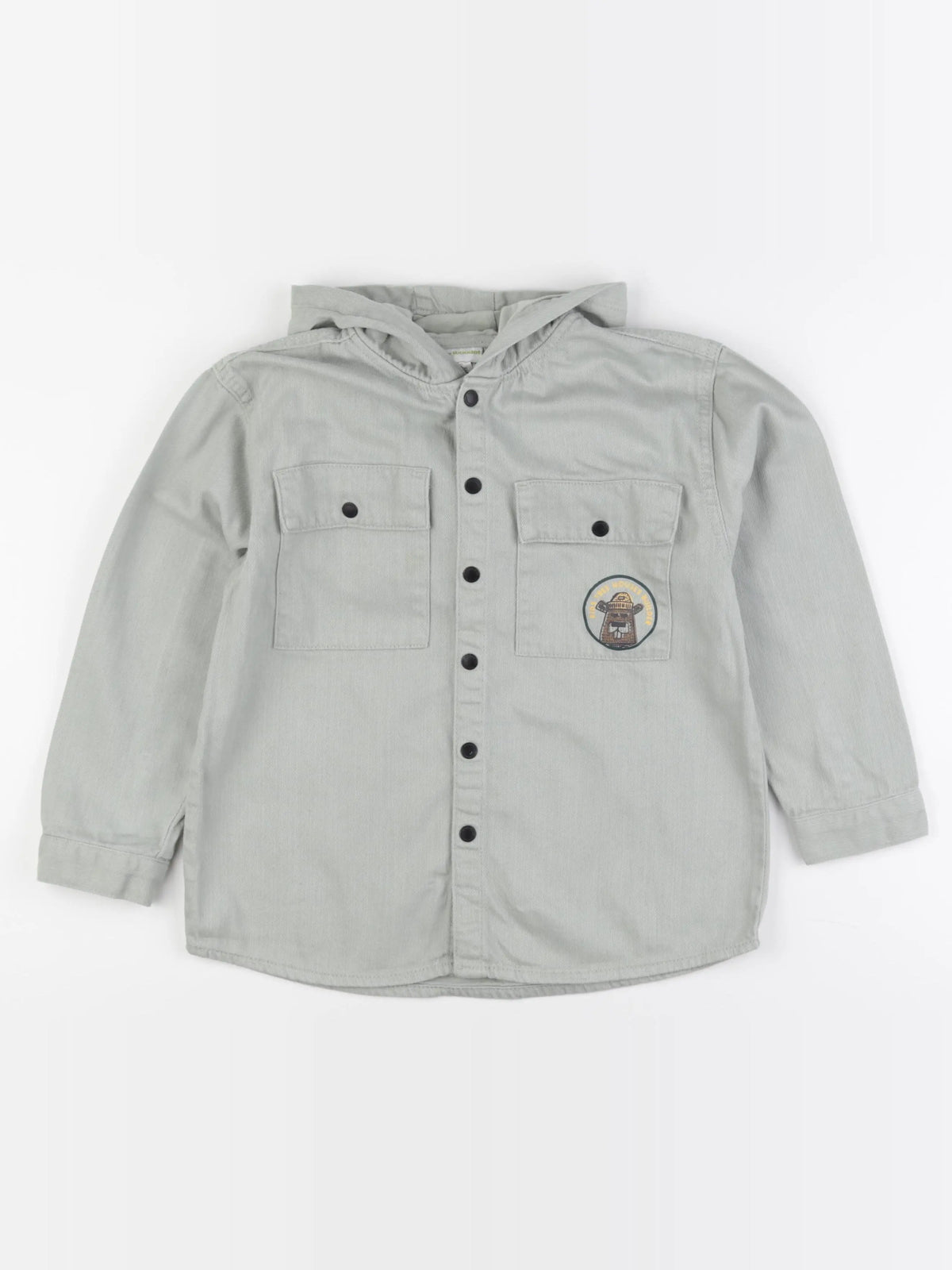Vertbaudet - chemise vert - 10 ans