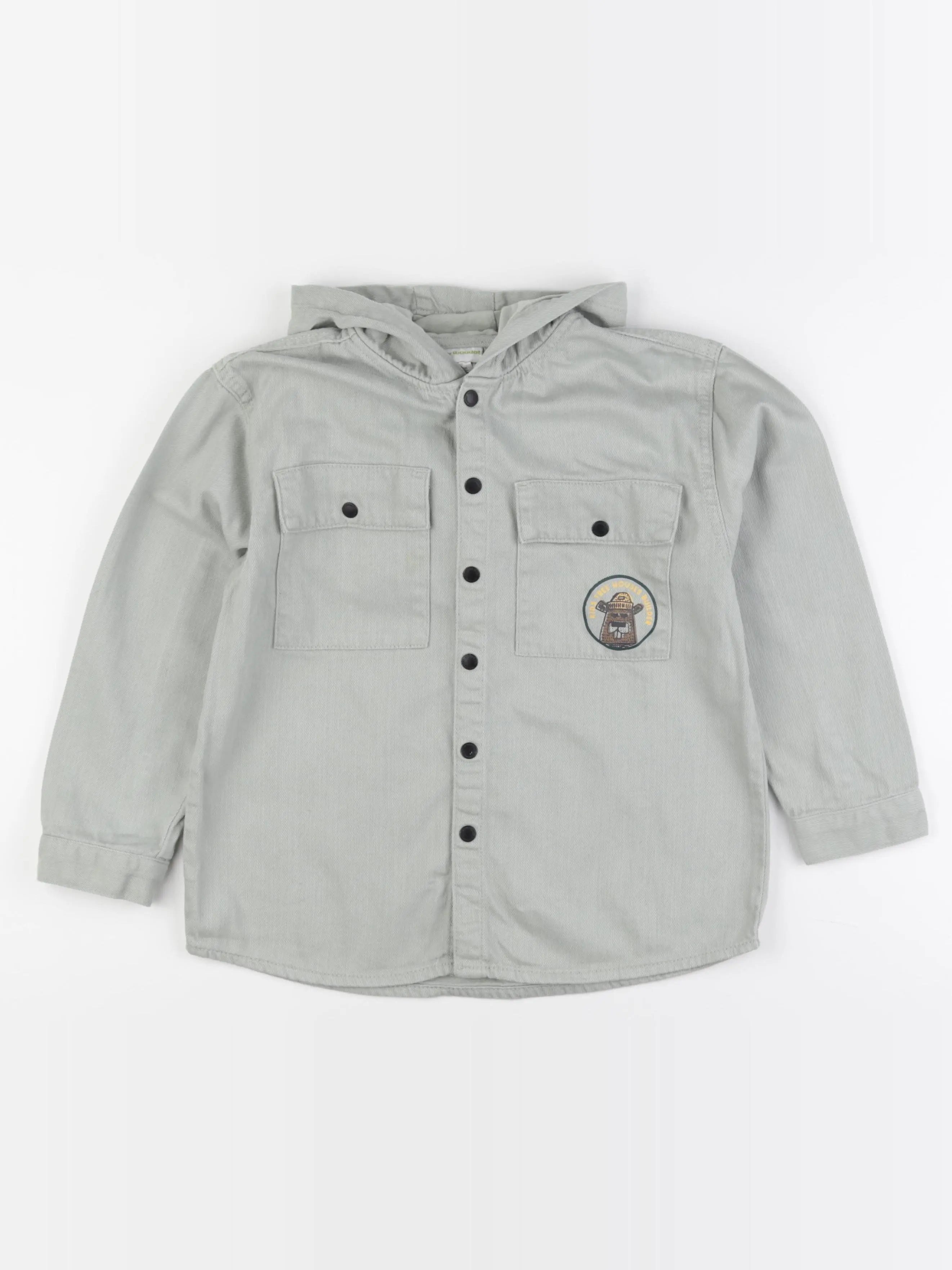 Vertbaudet - chemise vert - 10 ans