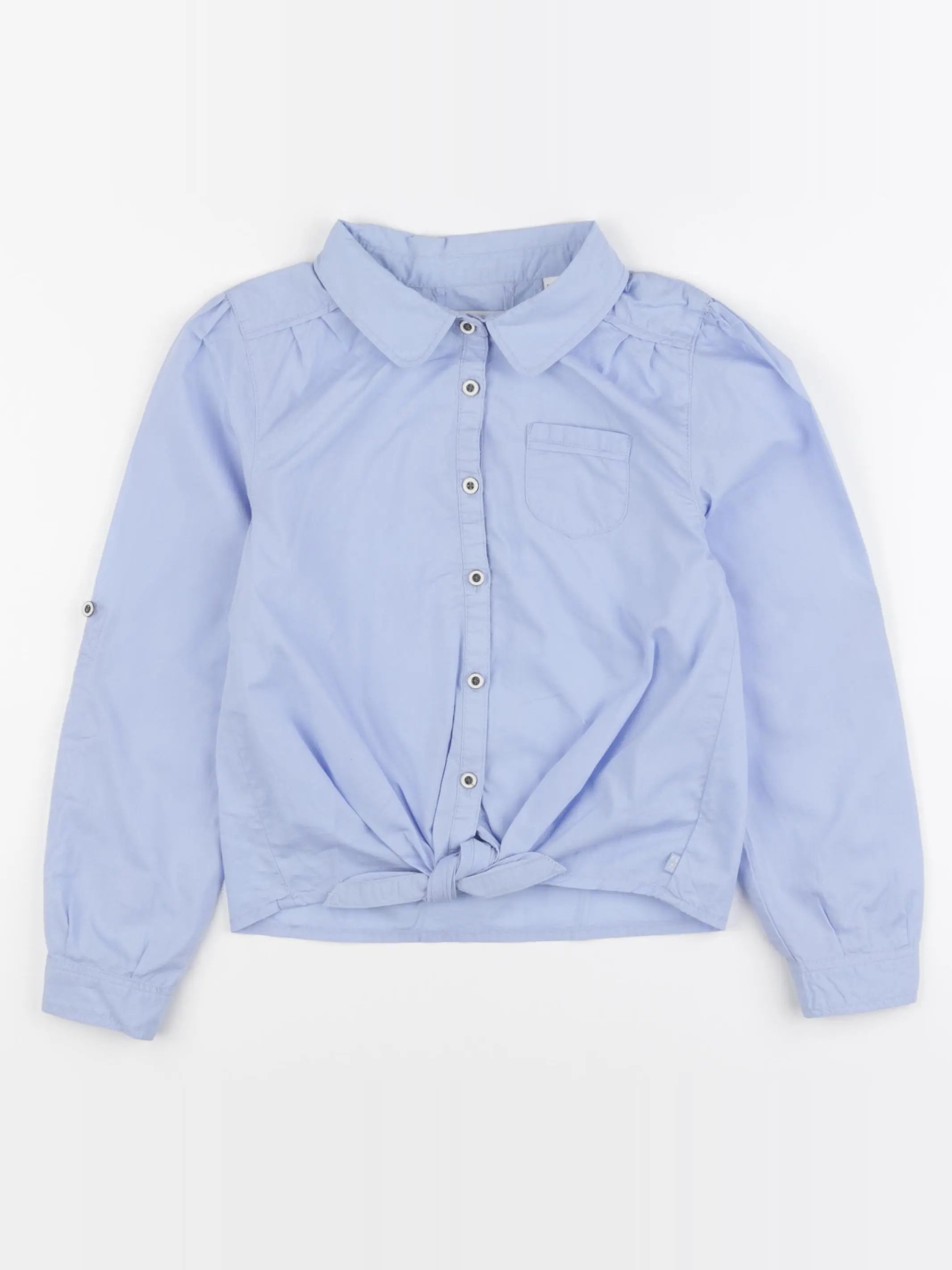 Okaidi - blouse bleu - 8 ans