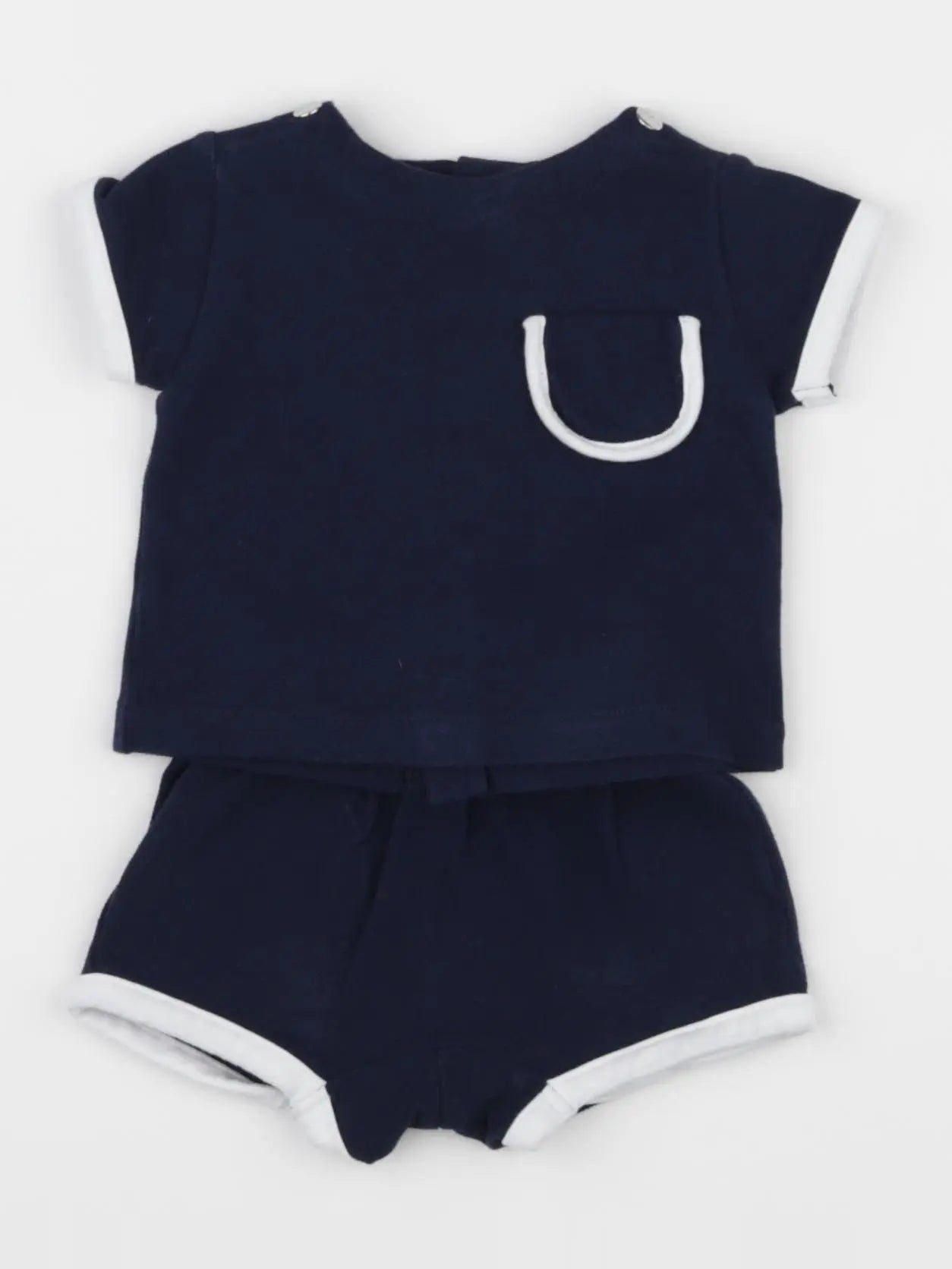 Jacadi - ensemble bleu - 1 mois