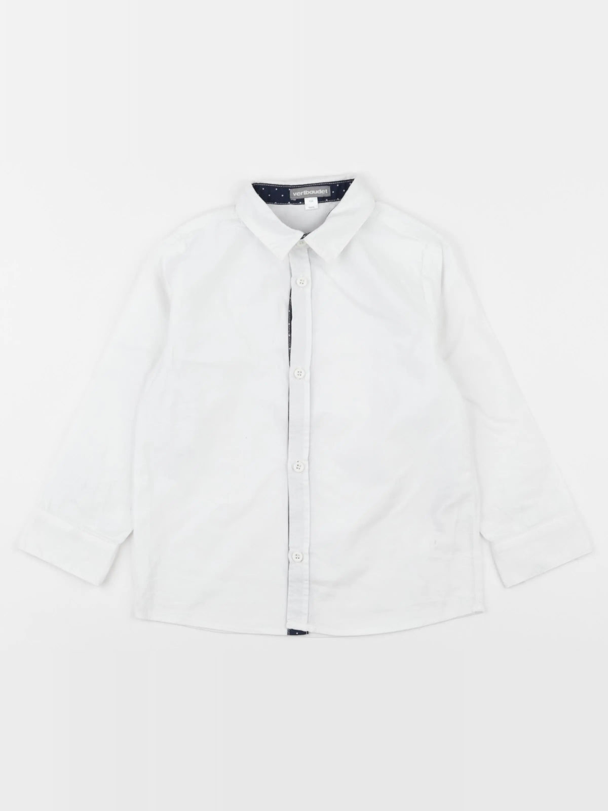 Vertbaudet - chemise blanc - 4 ans