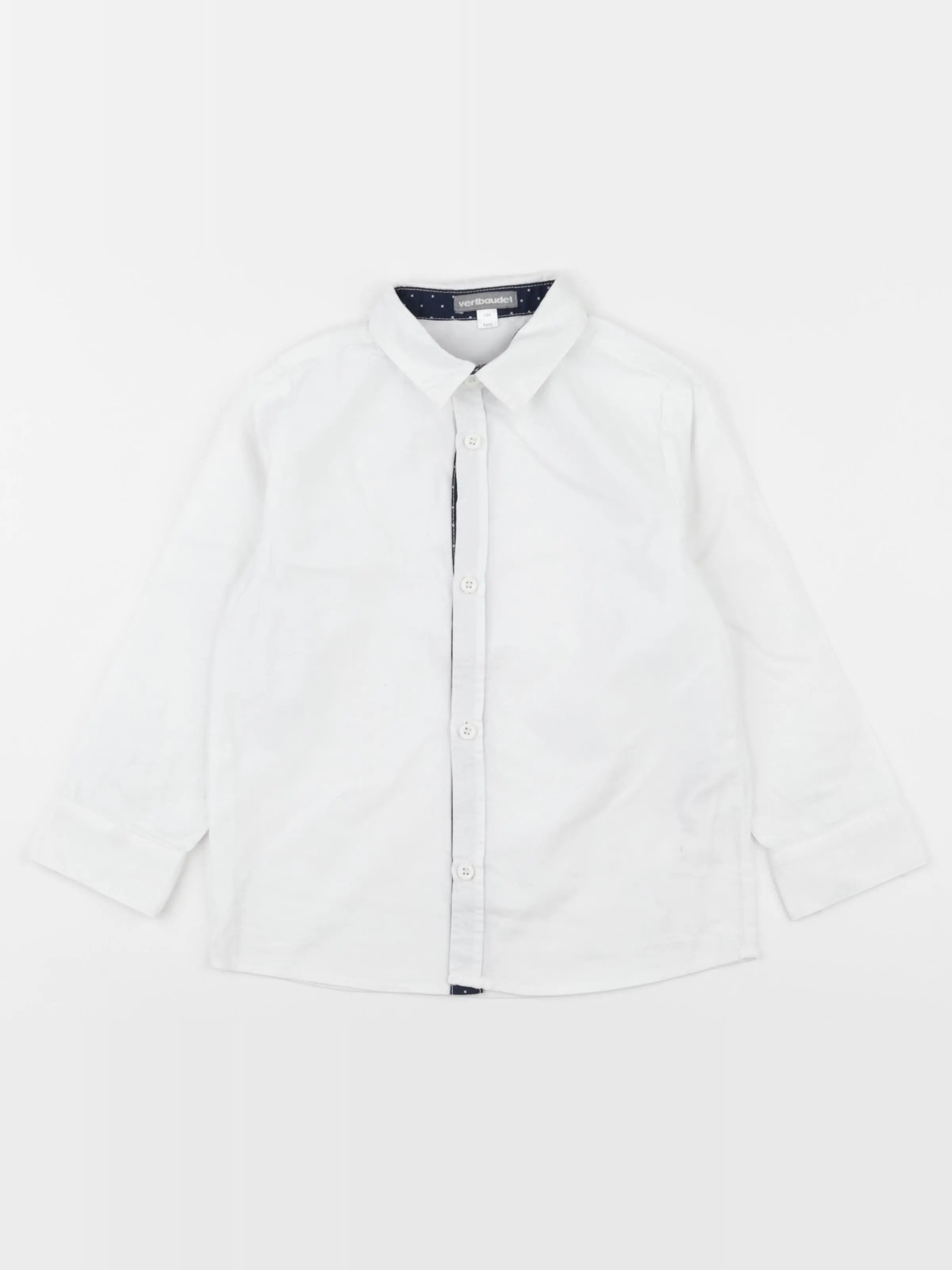 Vertbaudet - chemise blanc - 4 ans