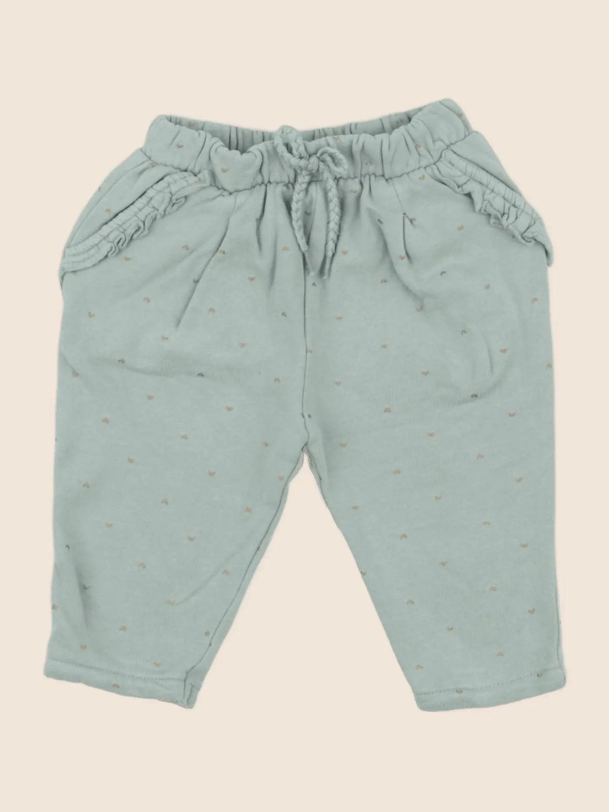 Vertbaudet - pantalon vert - 6 mois
