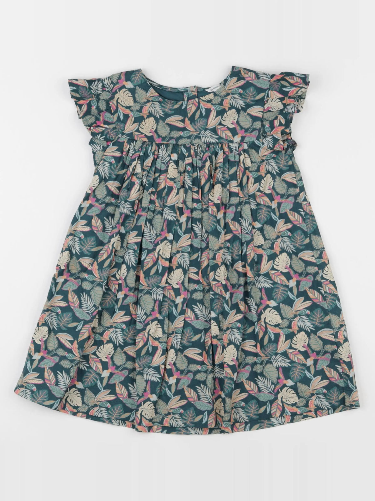 Vertbaudet - robe multicolore - 4 ans