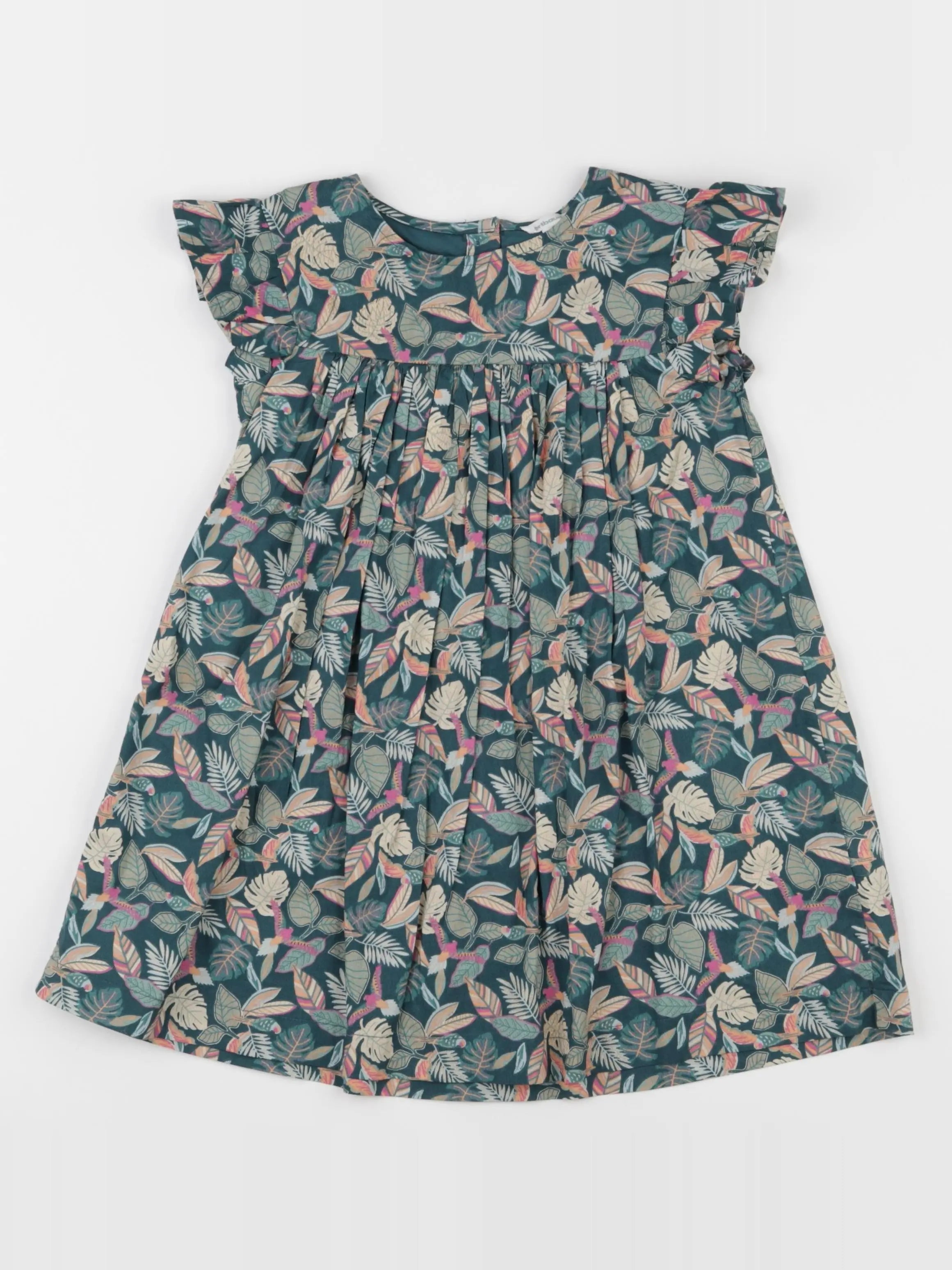 Vertbaudet - robe multicolore - 4 ans
