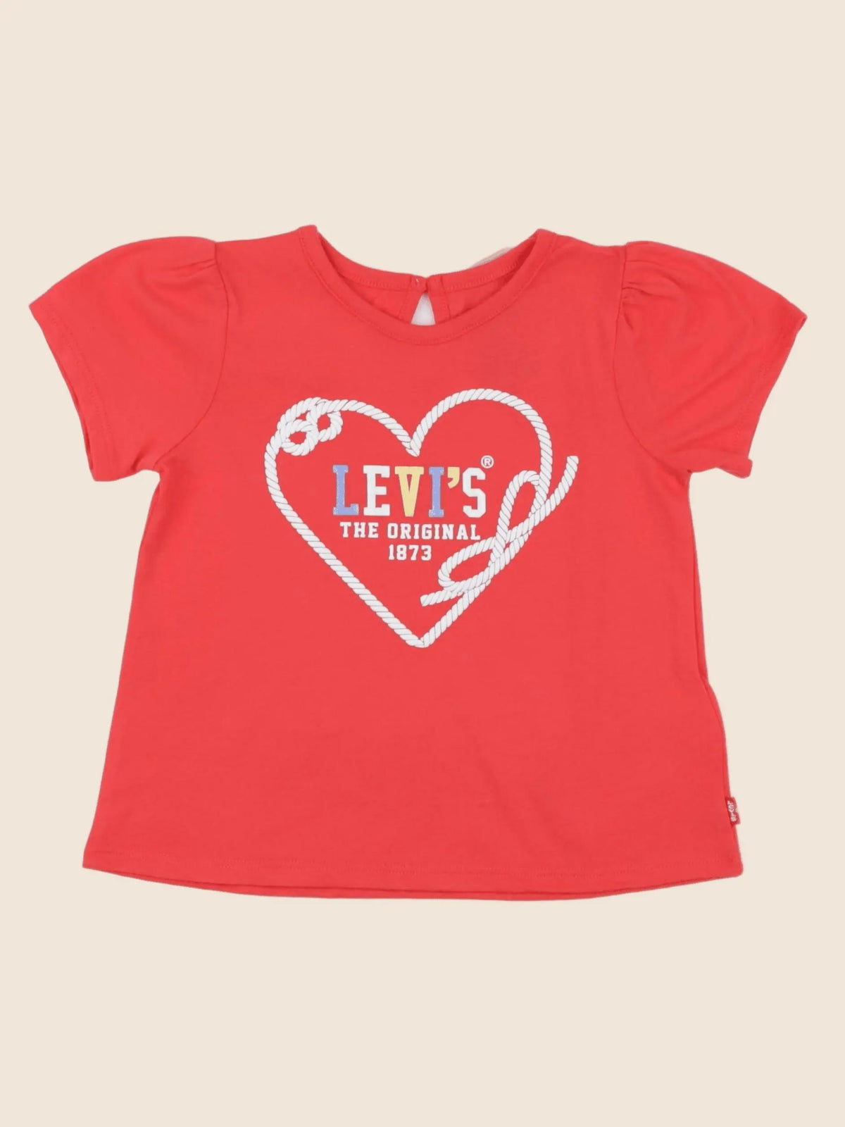 Levi's - tee-shirt rouge - 36 mois