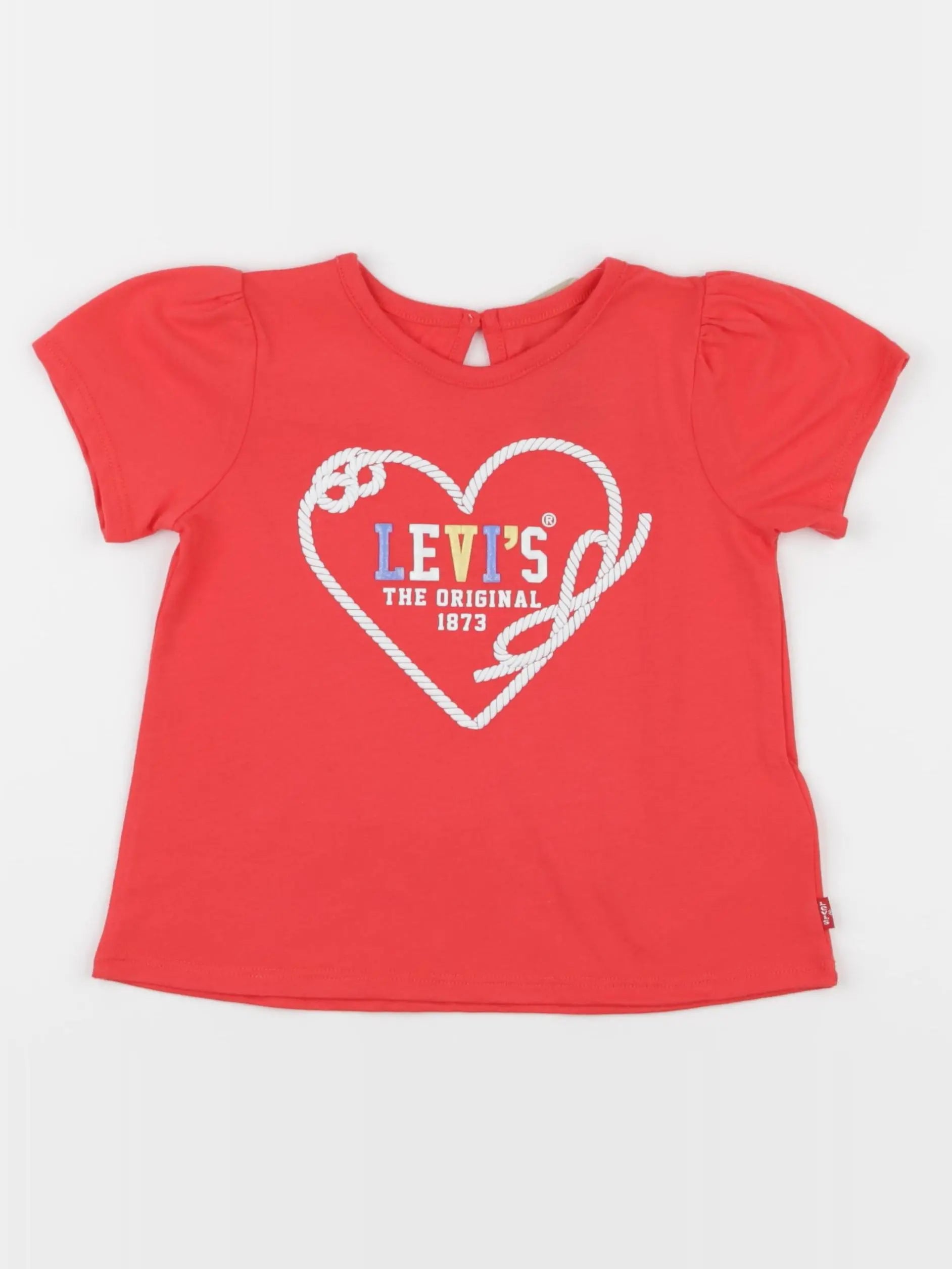 Levi's - tee-shirt rouge - 36 mois