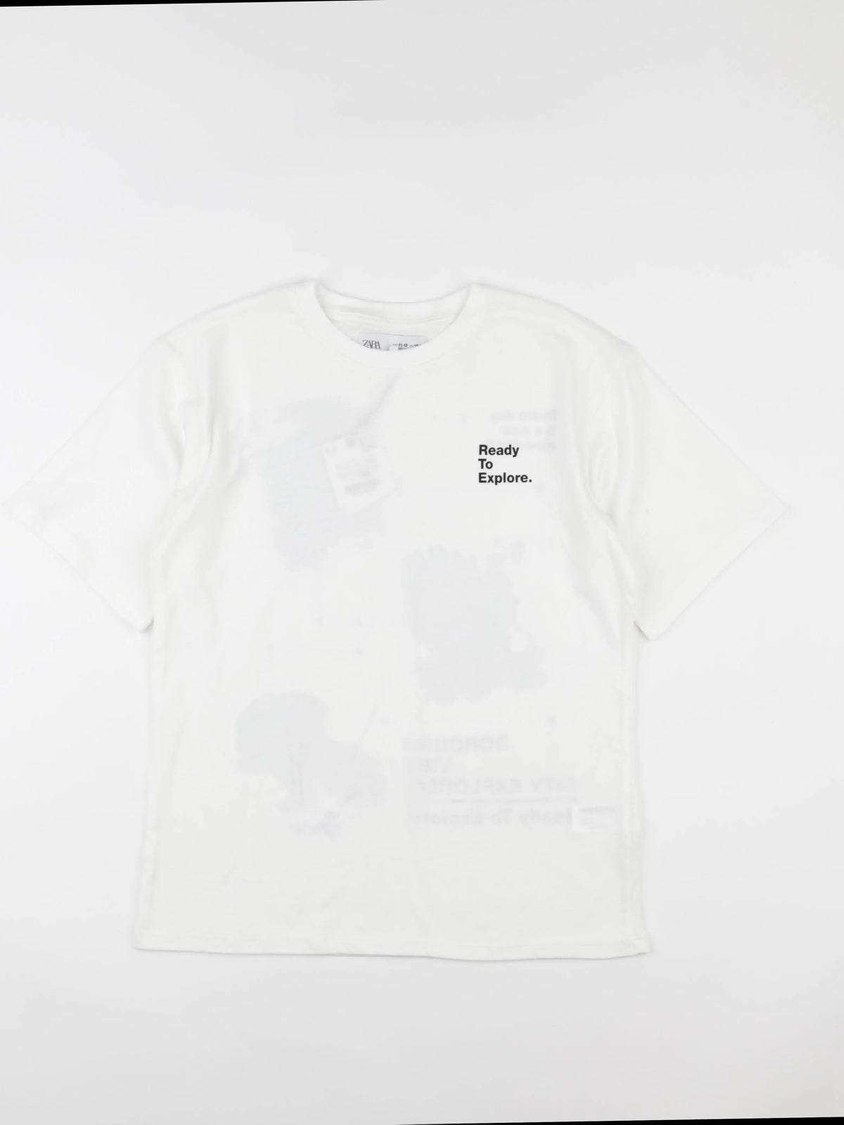 Zara - tee-shirt blanc - 11/12 ans