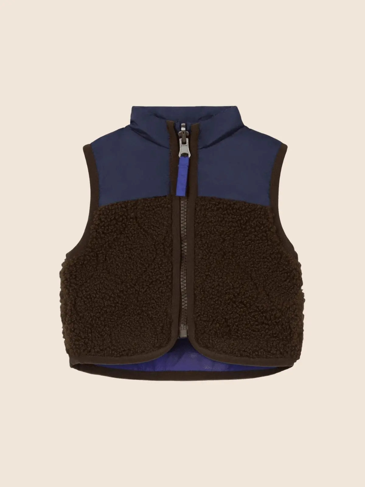 Veste réversible GALVE marron, bleu (neuf)