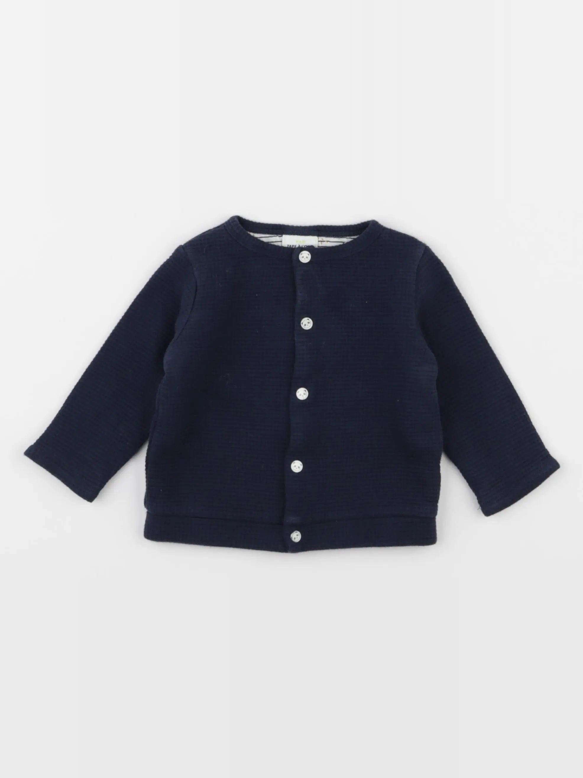 Tape à l'oeil - gilet bleu - 6 mois