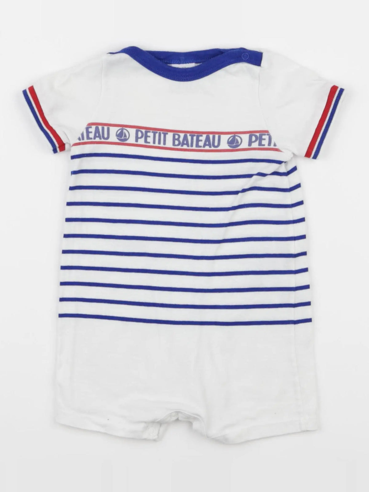 Petit Bateau - combinaison blanc - 6 mois