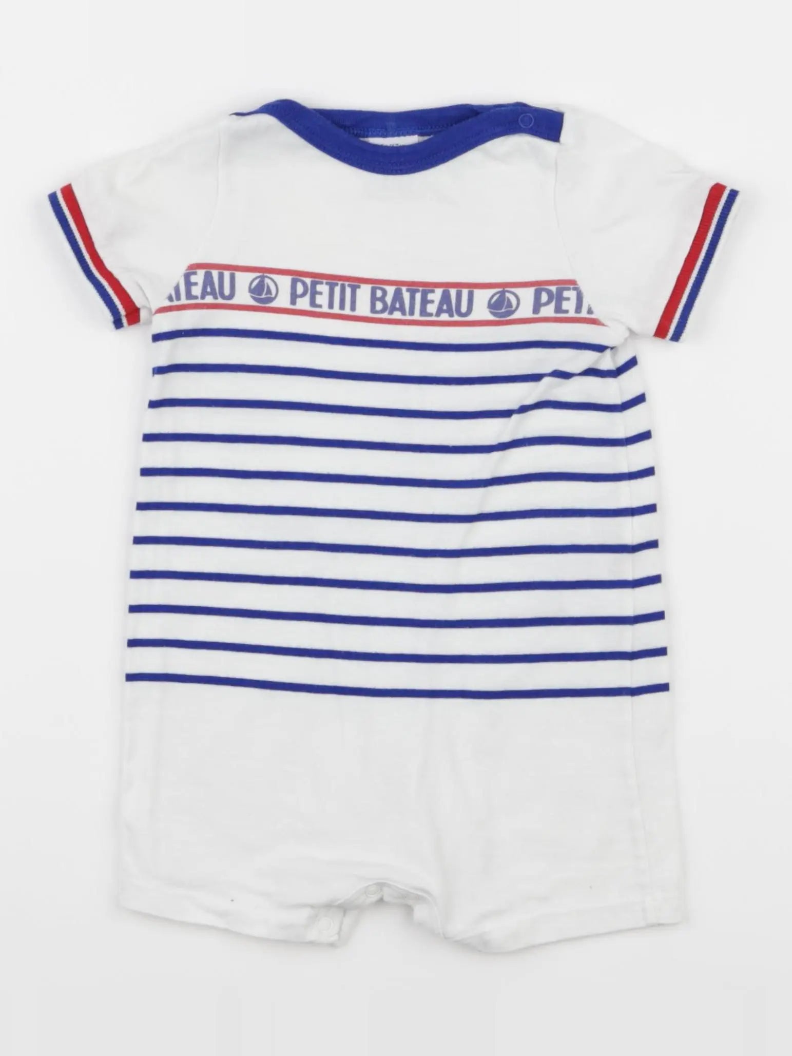 Petit Bateau - combinaison blanc - 6 mois