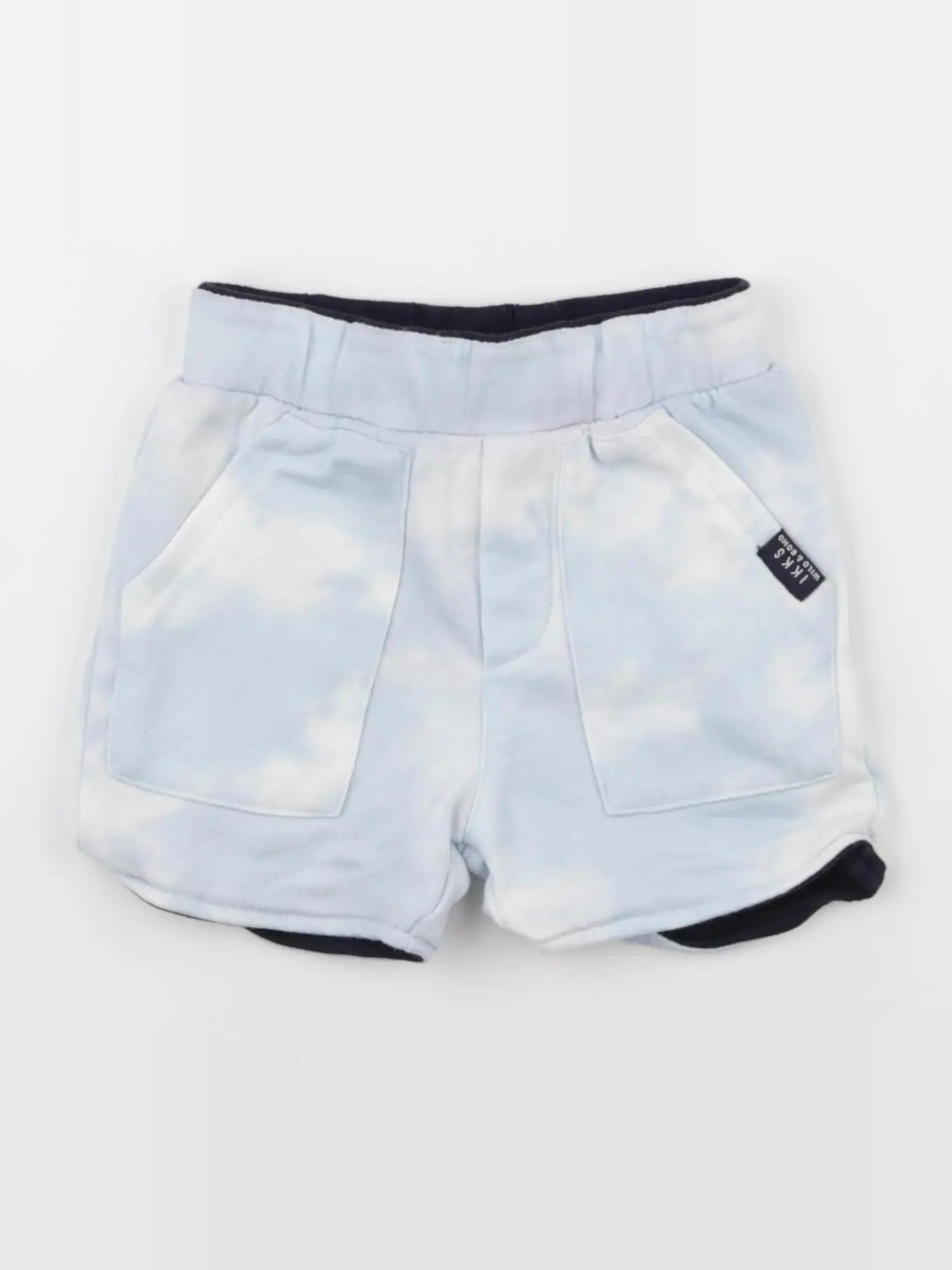 IKKS - short réversible bleu - 12 mois