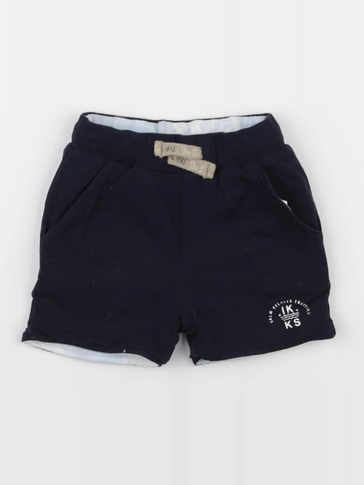 IKKS - short réversible bleu - 12 mois
