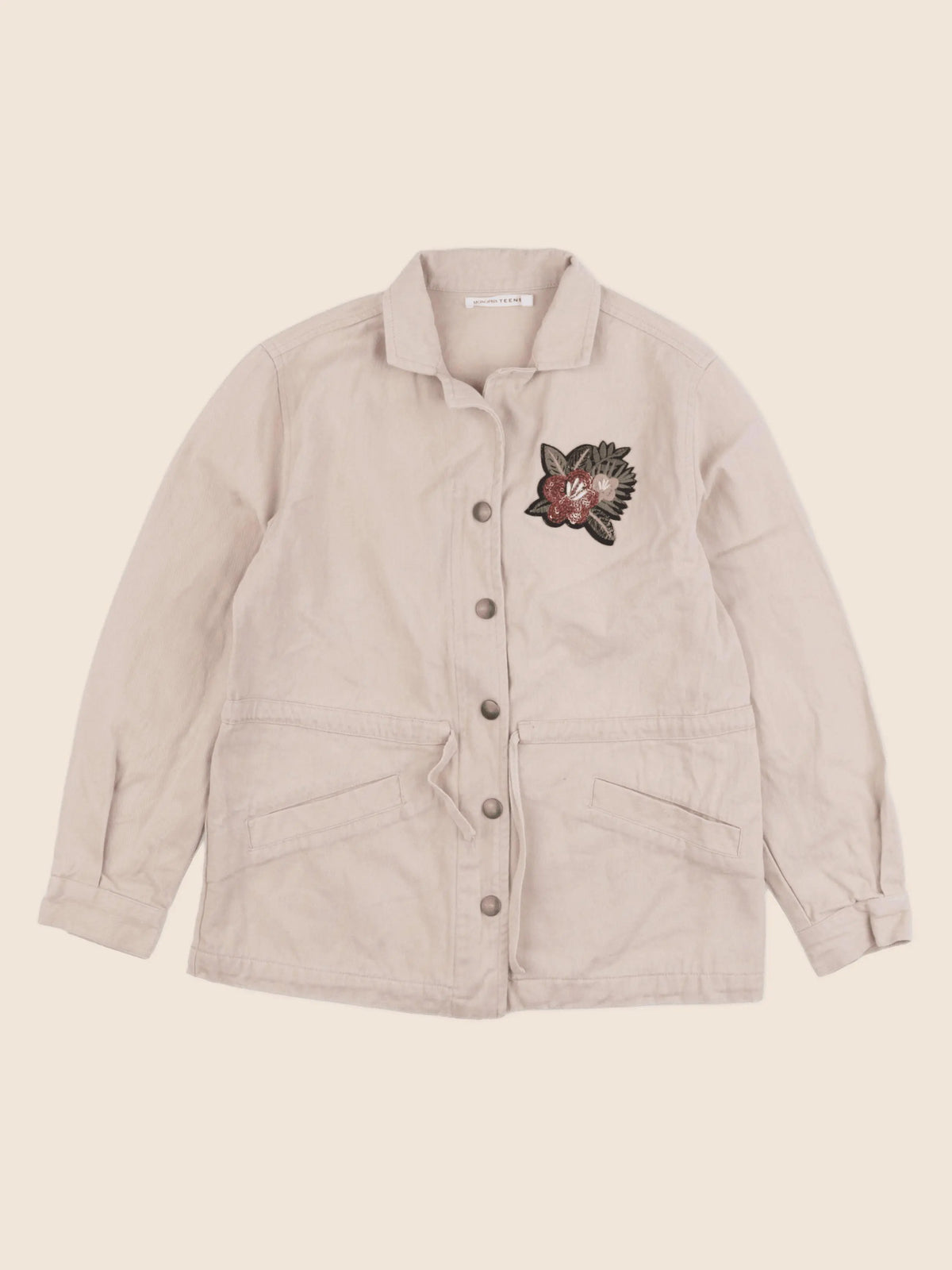Monoprix - veste beige - 10 ans