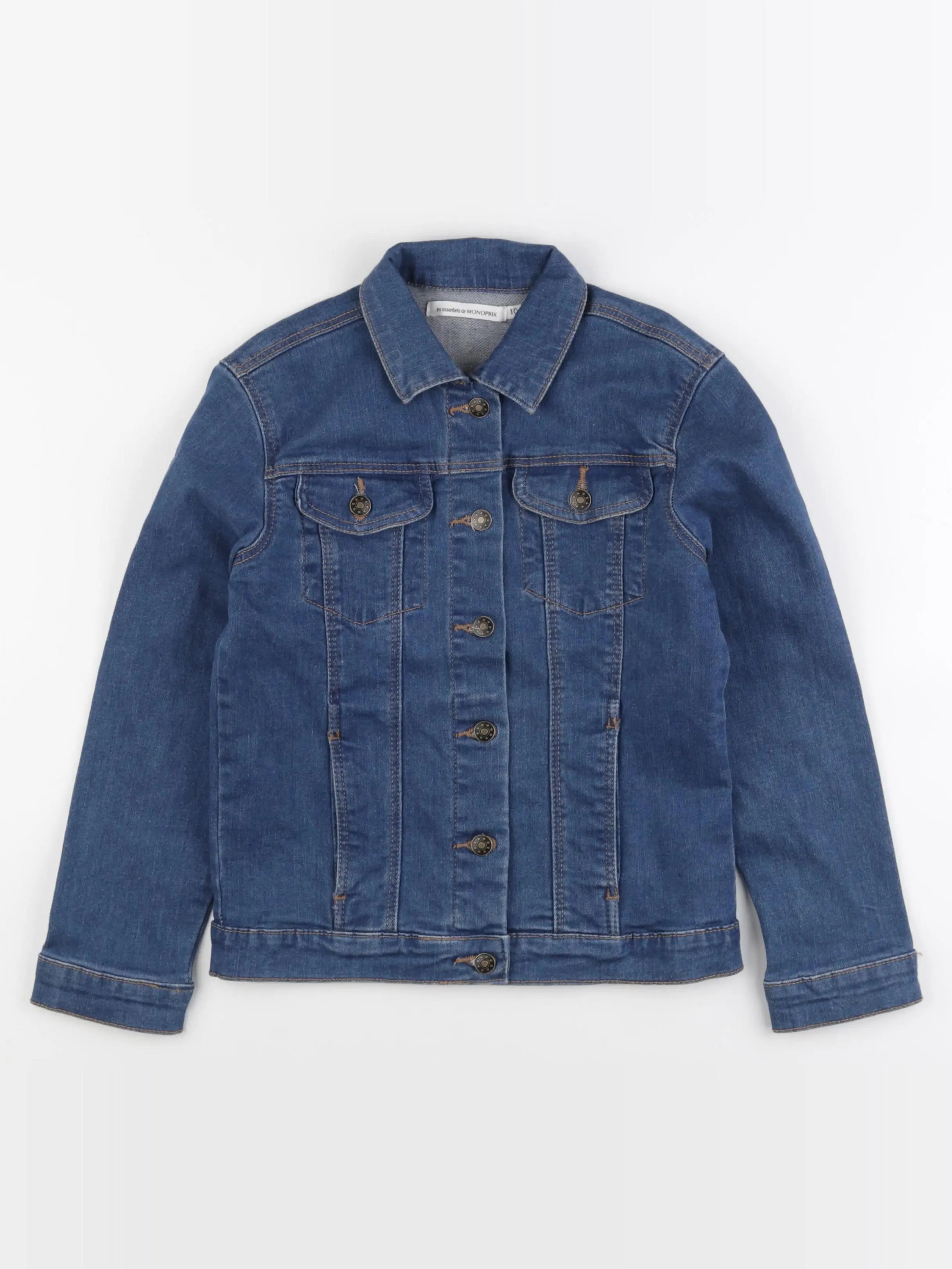Monoprix - veste bleu - 10 ans