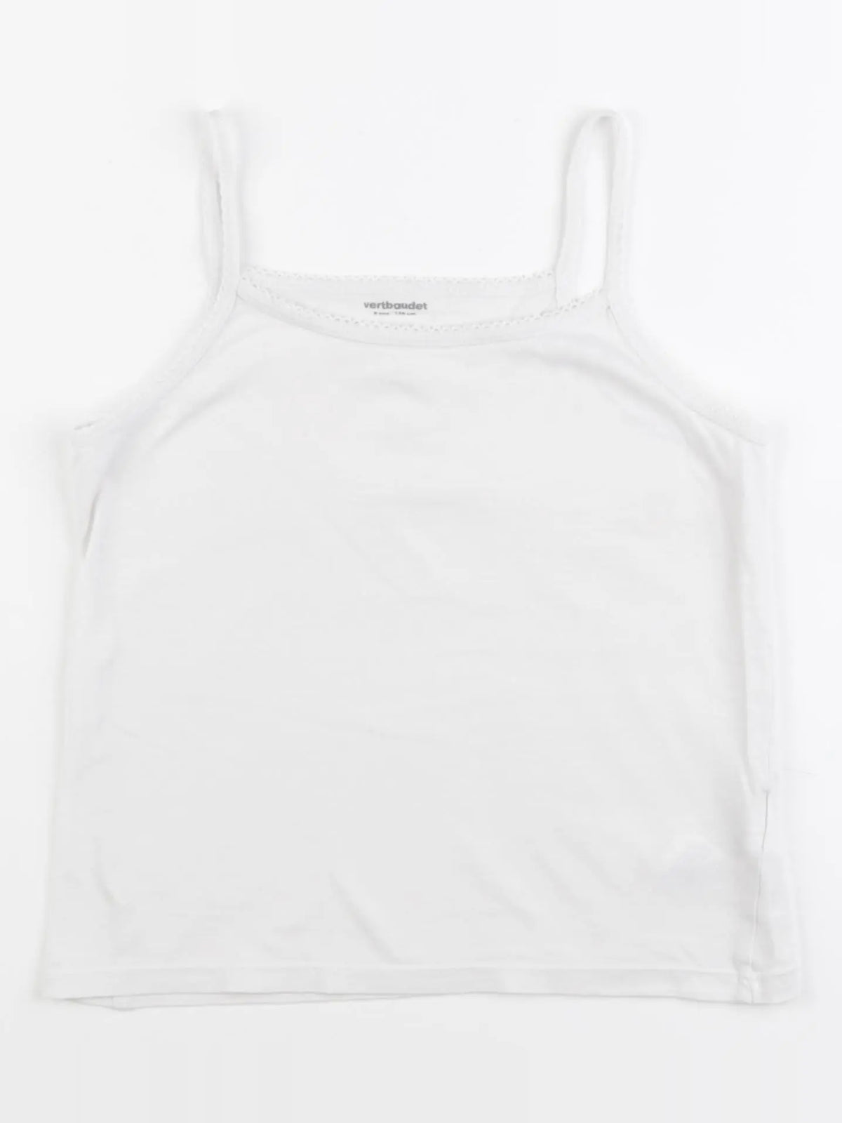 Vertbaudet - maillot de corps blanc - 8 ans