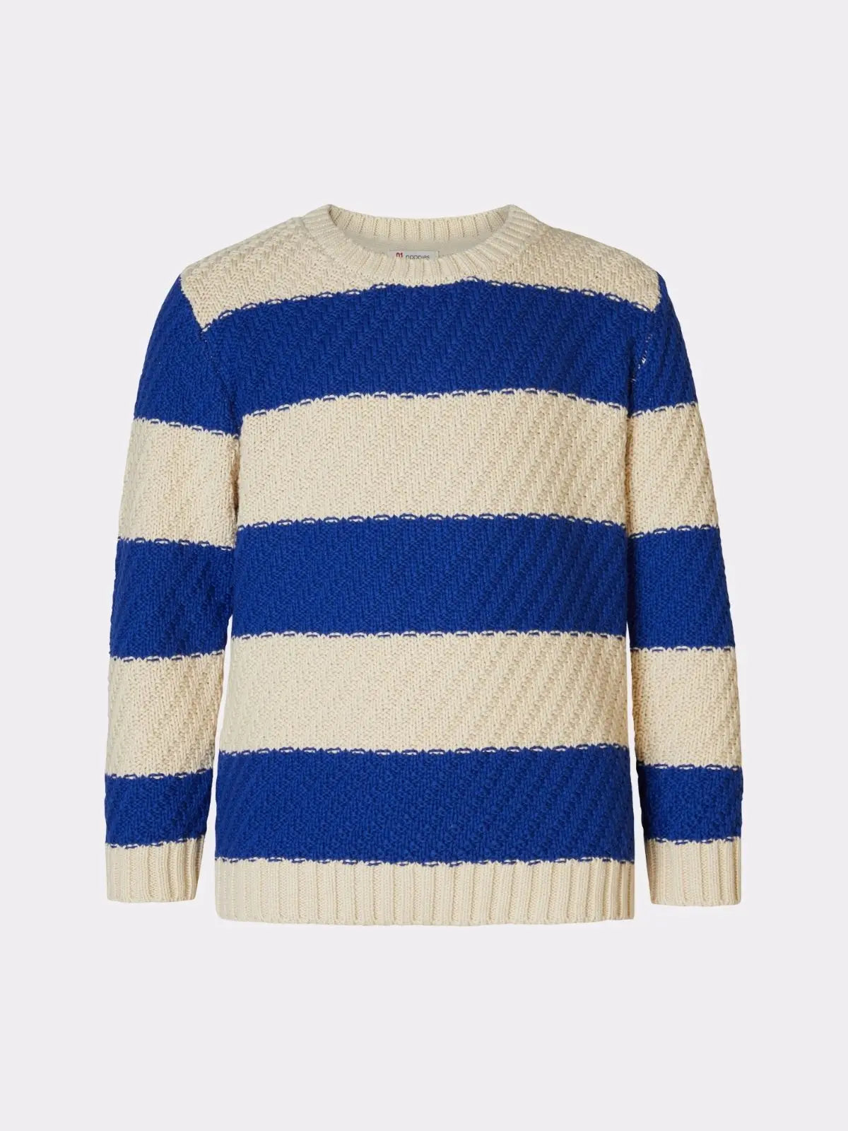 Pull Hinojal blanc, bleu (neuf)