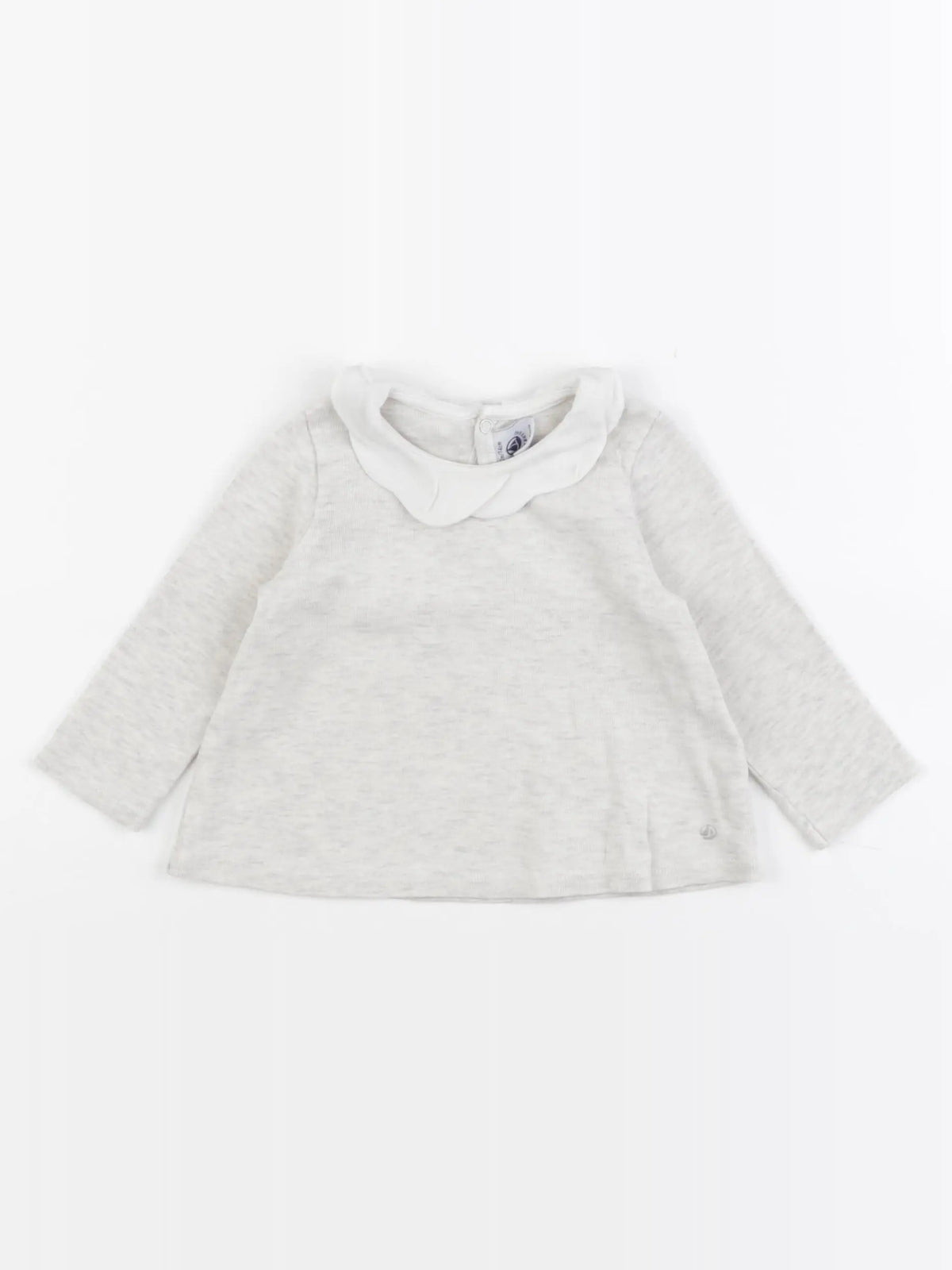 Petit Bateau - tee-shirt beige - 12 mois