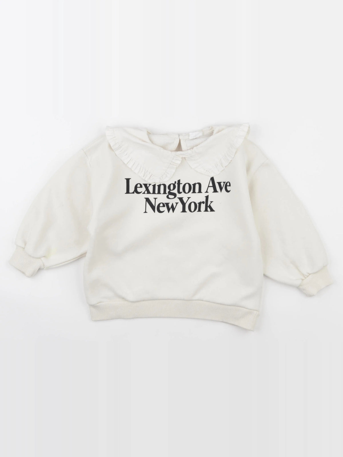 Zara - sweat blanc - 7 ans