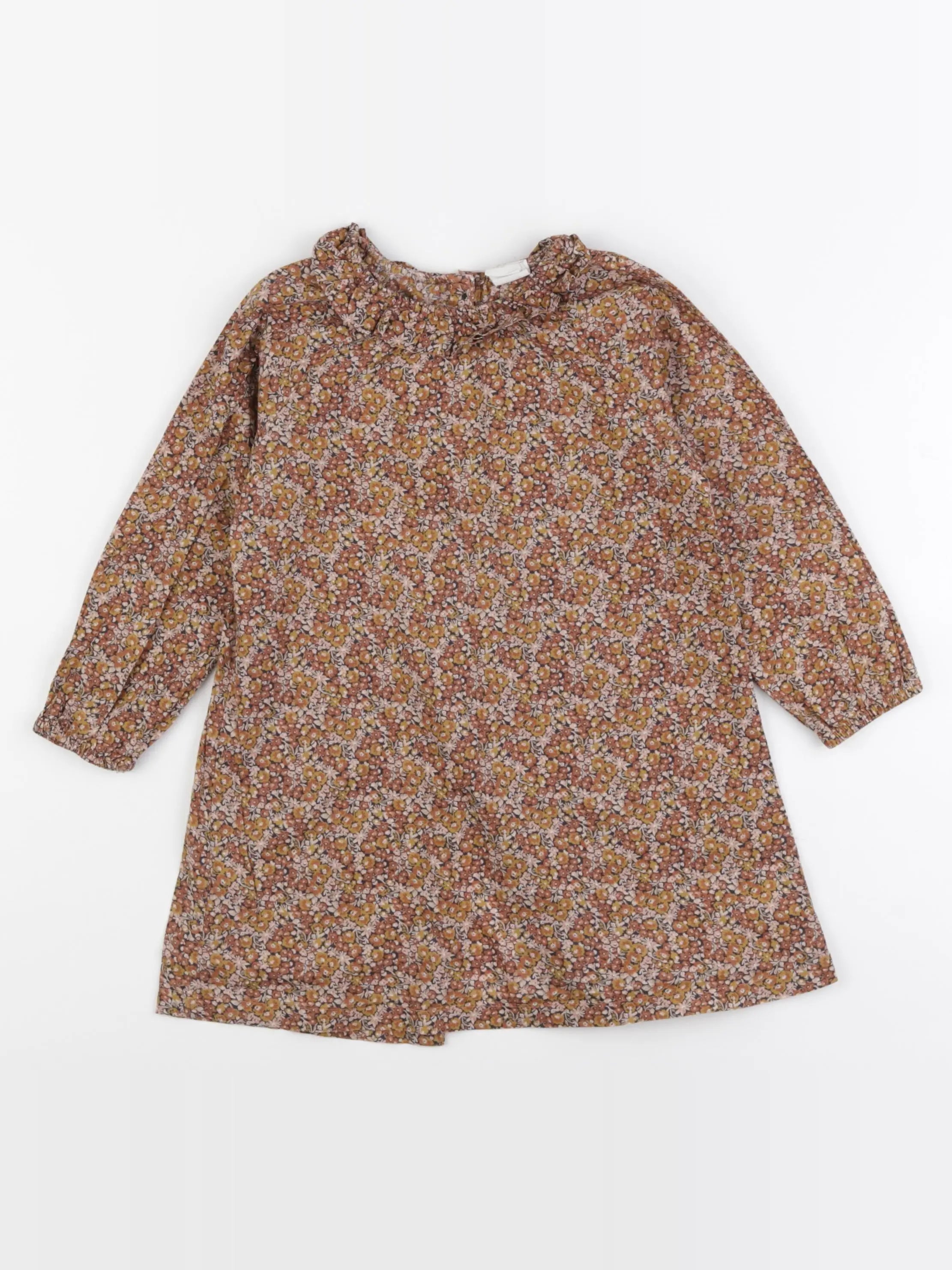 H&M - robe marron - 2/3 ans