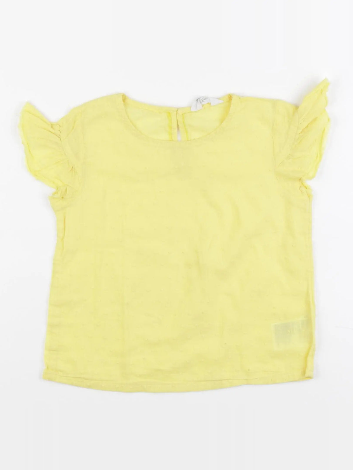 H&M - blouse jaune - 2/3 ans