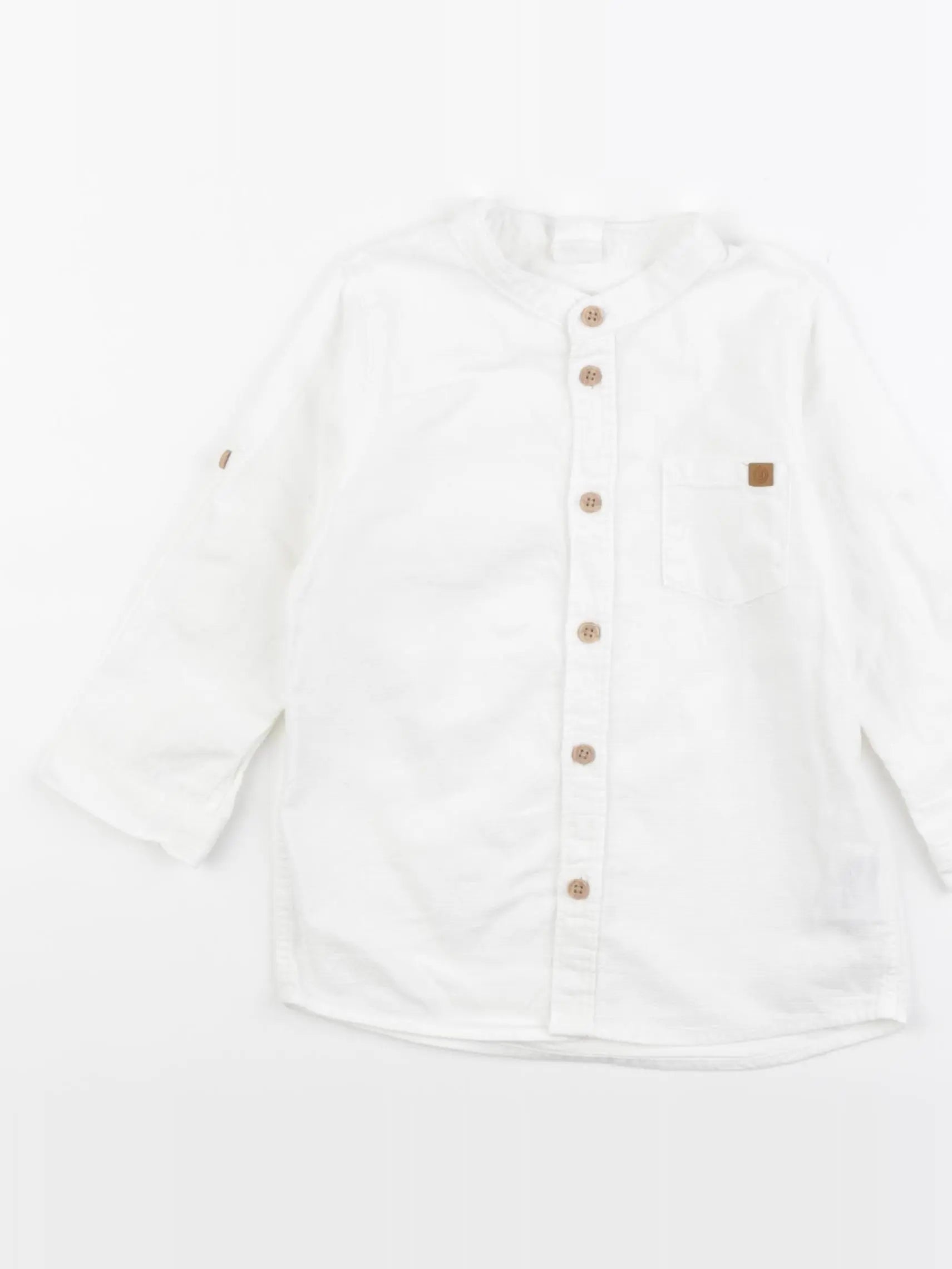 H&M - chemise blanc - 12/18 mois