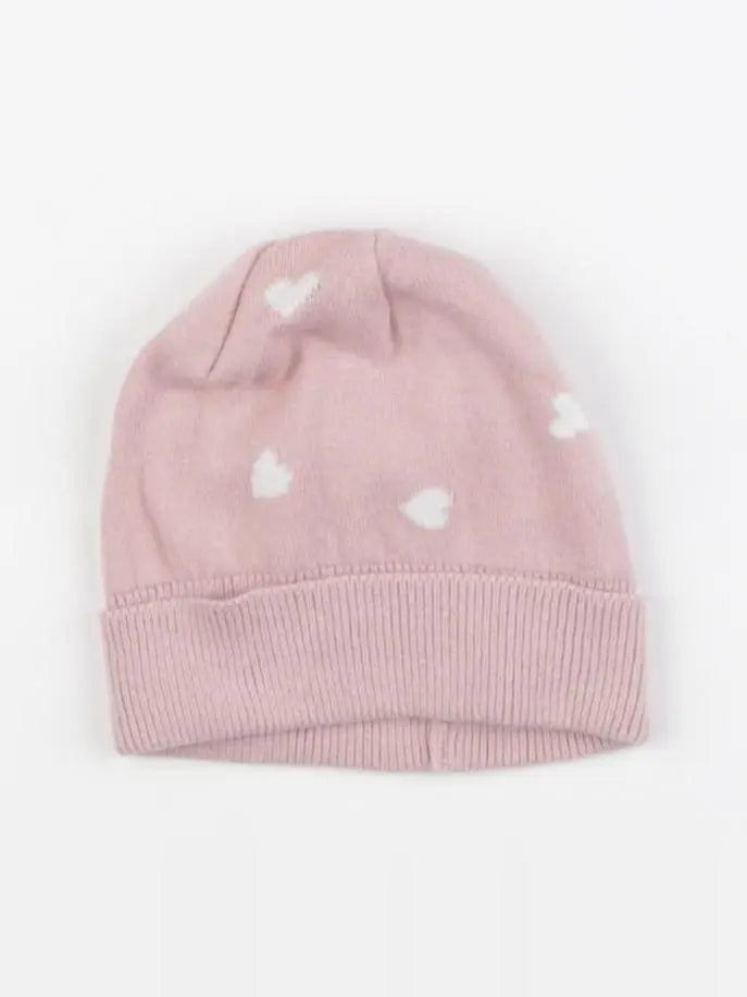 Vertbaudet - bonnet de naissance rose - 0/1 mois