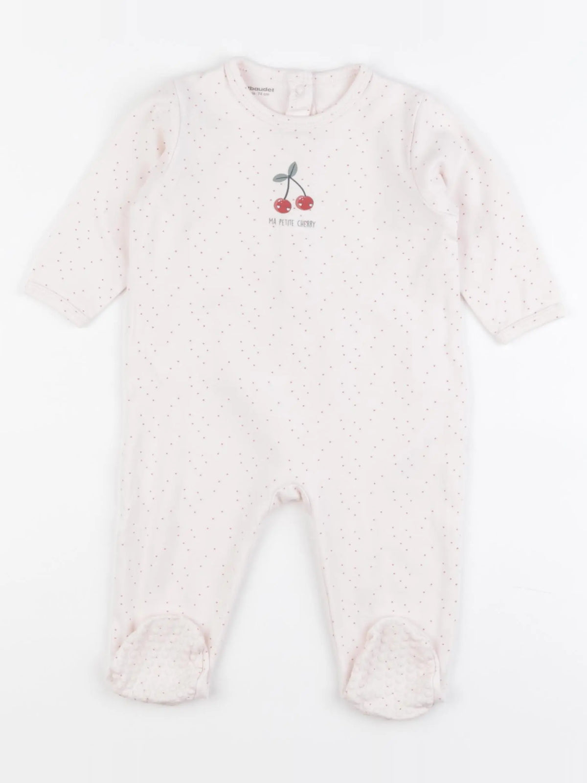 Vertbaudet - pyjama coton rose - 12 mois