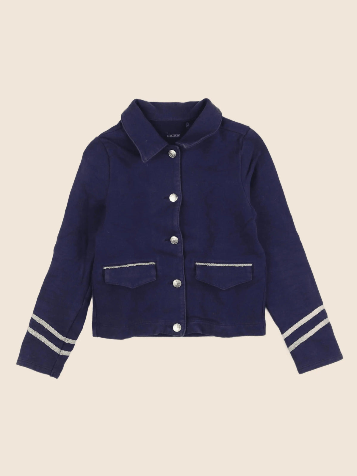 IKKS - veste bleu - 8 ans