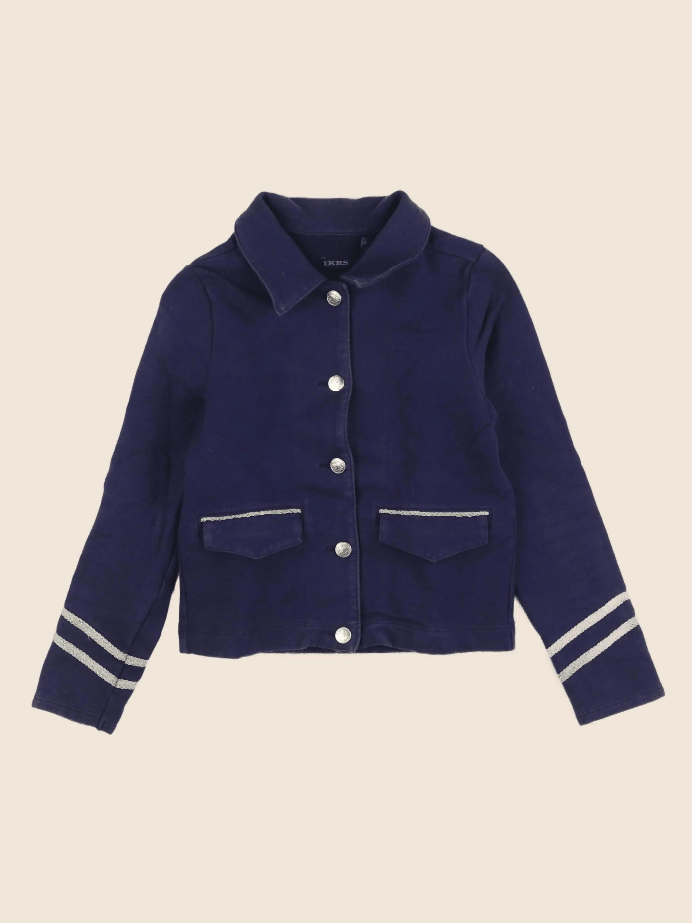 IKKS - veste bleu - 8 ans