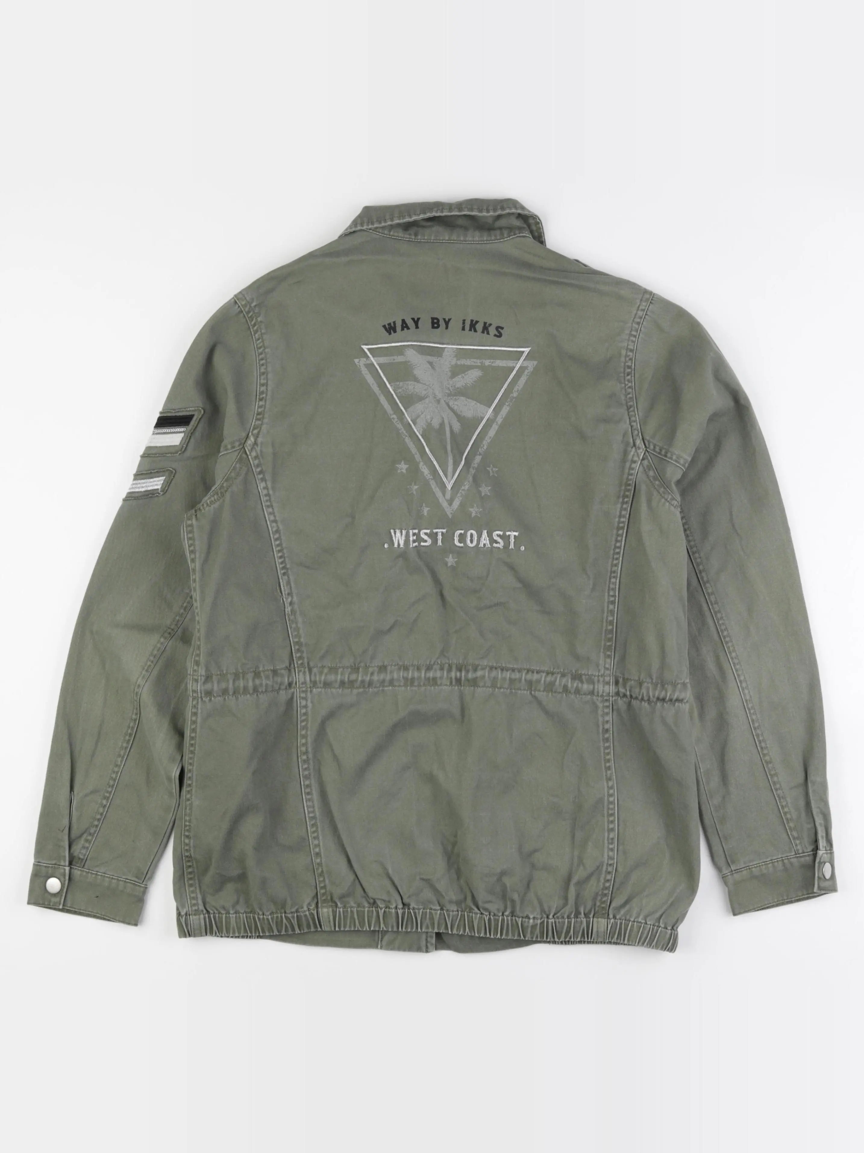 IKKS - veste imprimé au dos vert - 14 ans