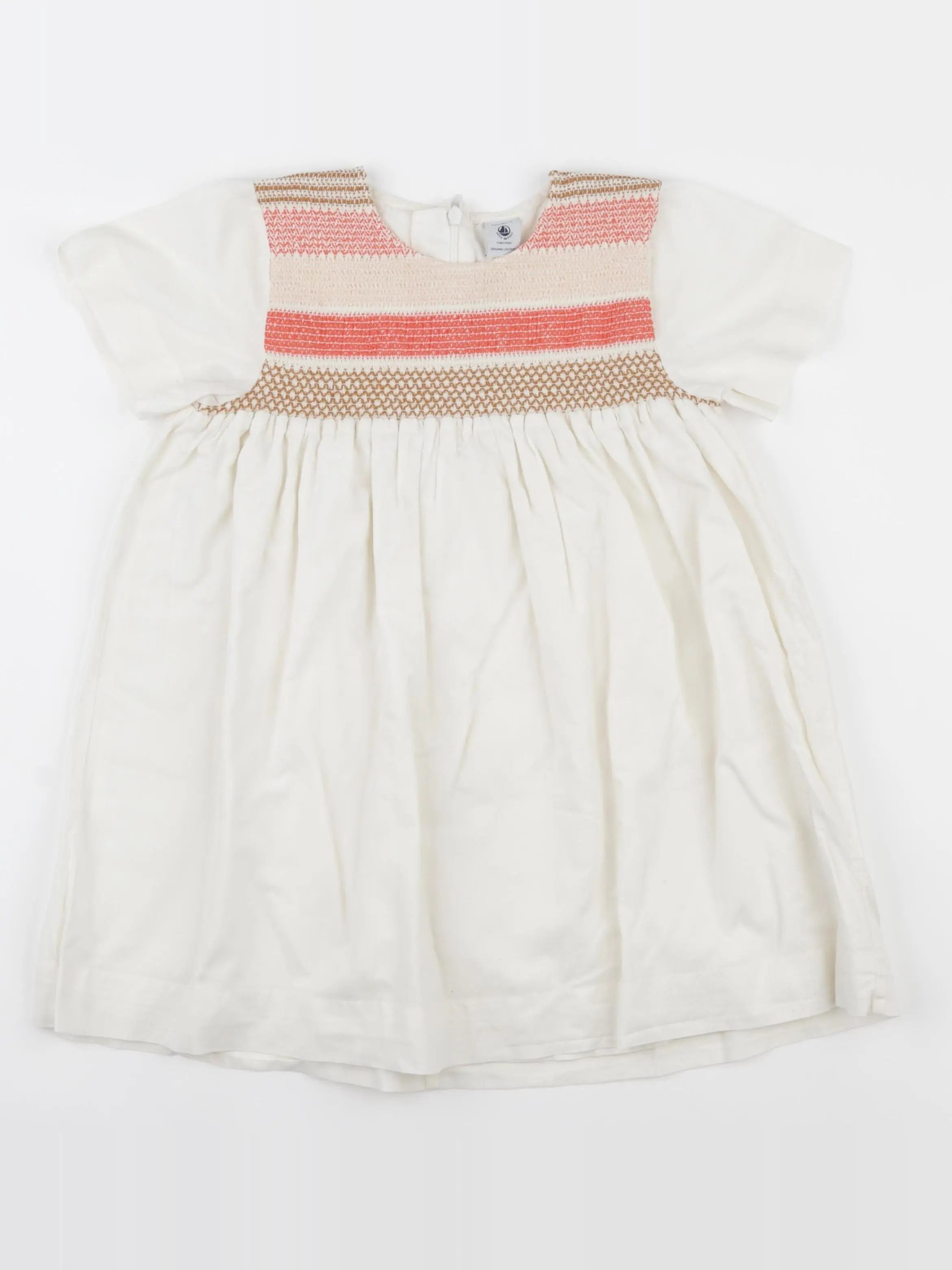 Petit Bateau - robe multicolore - 4 ans