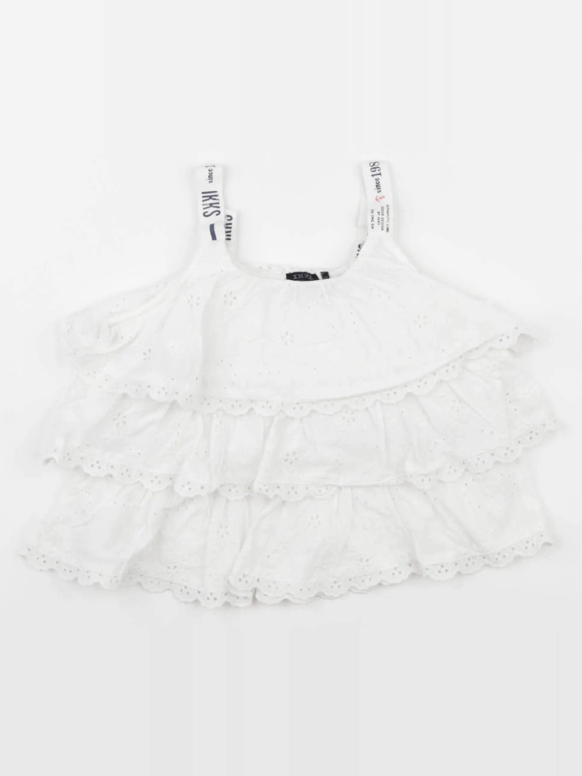 IKKS - blouse blanc - 4 ans