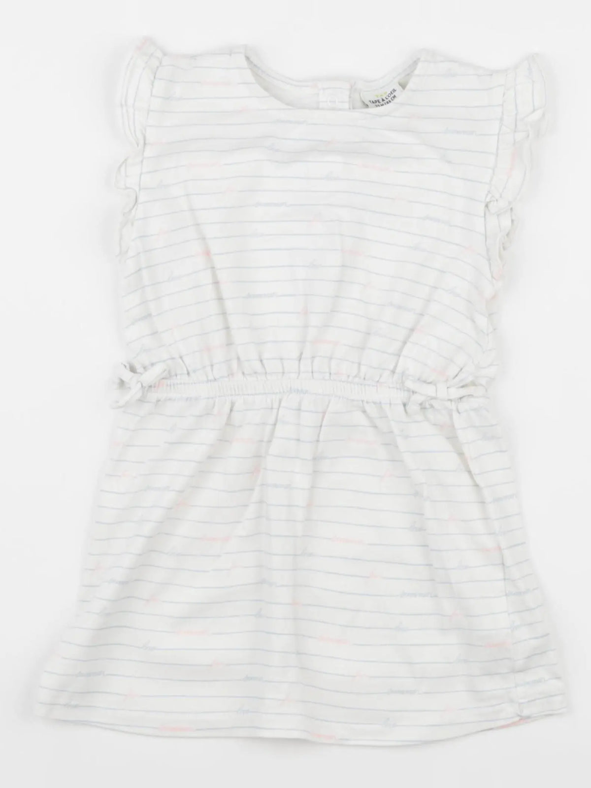 Tape à l'oeil - robe blanc, bleu - 24 mois