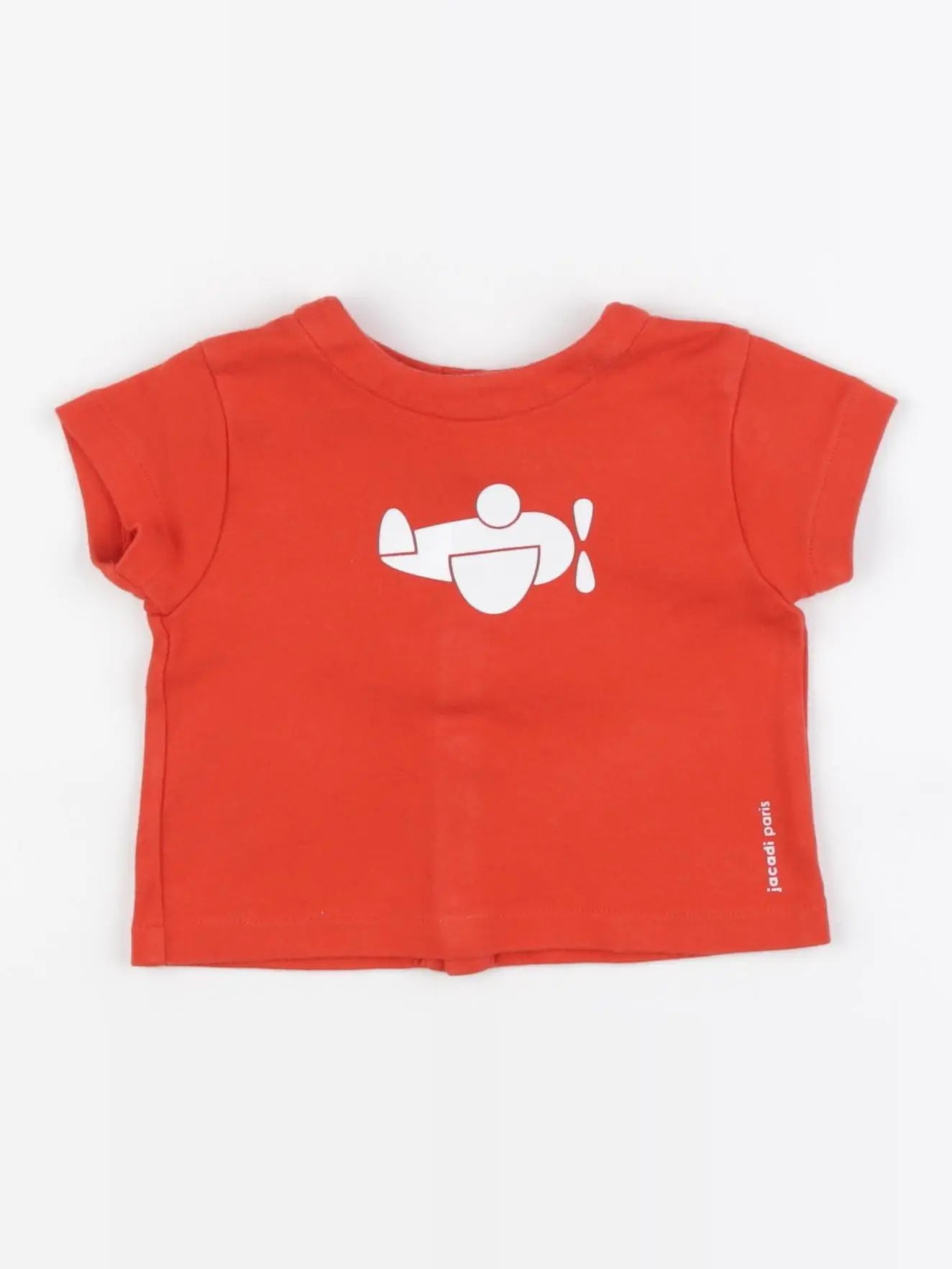 Jacadi - tee-shirt rouge - 3 mois