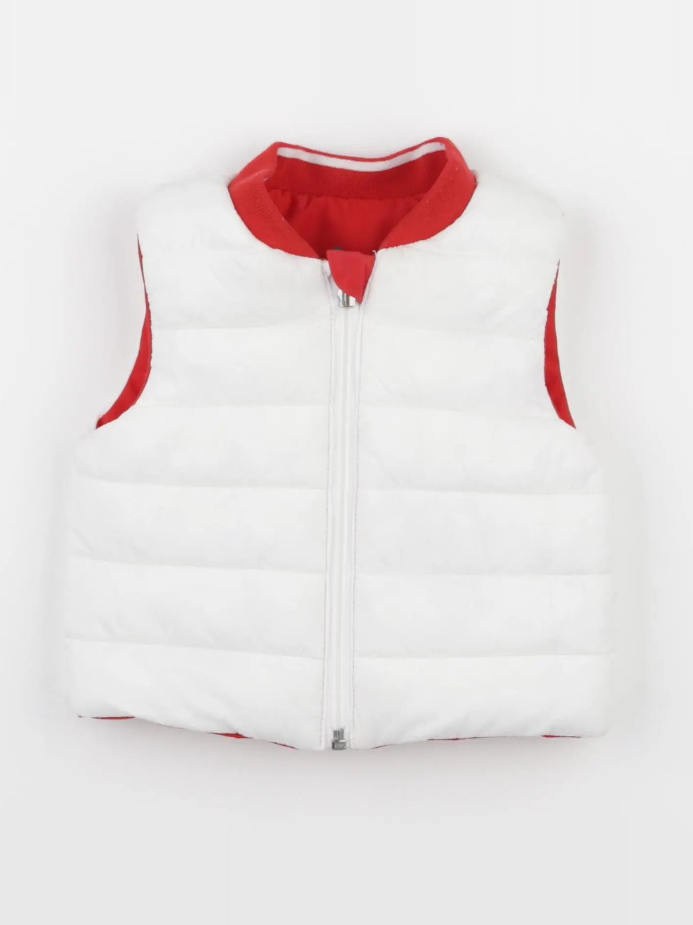 Jacadi - doudoune réversible rouge - 6 mois