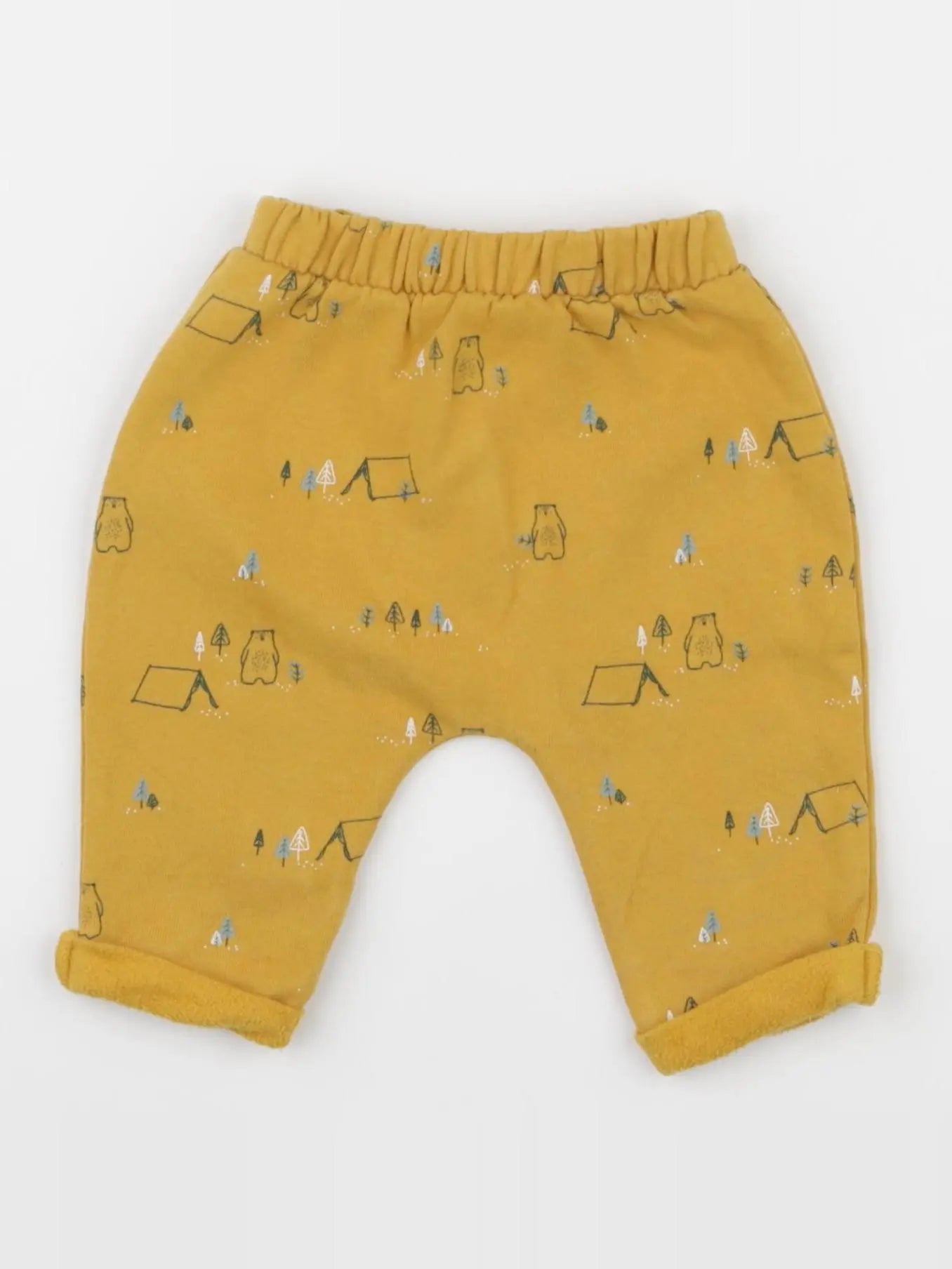 Vertbaudet - sarouel jaune - 1 mois