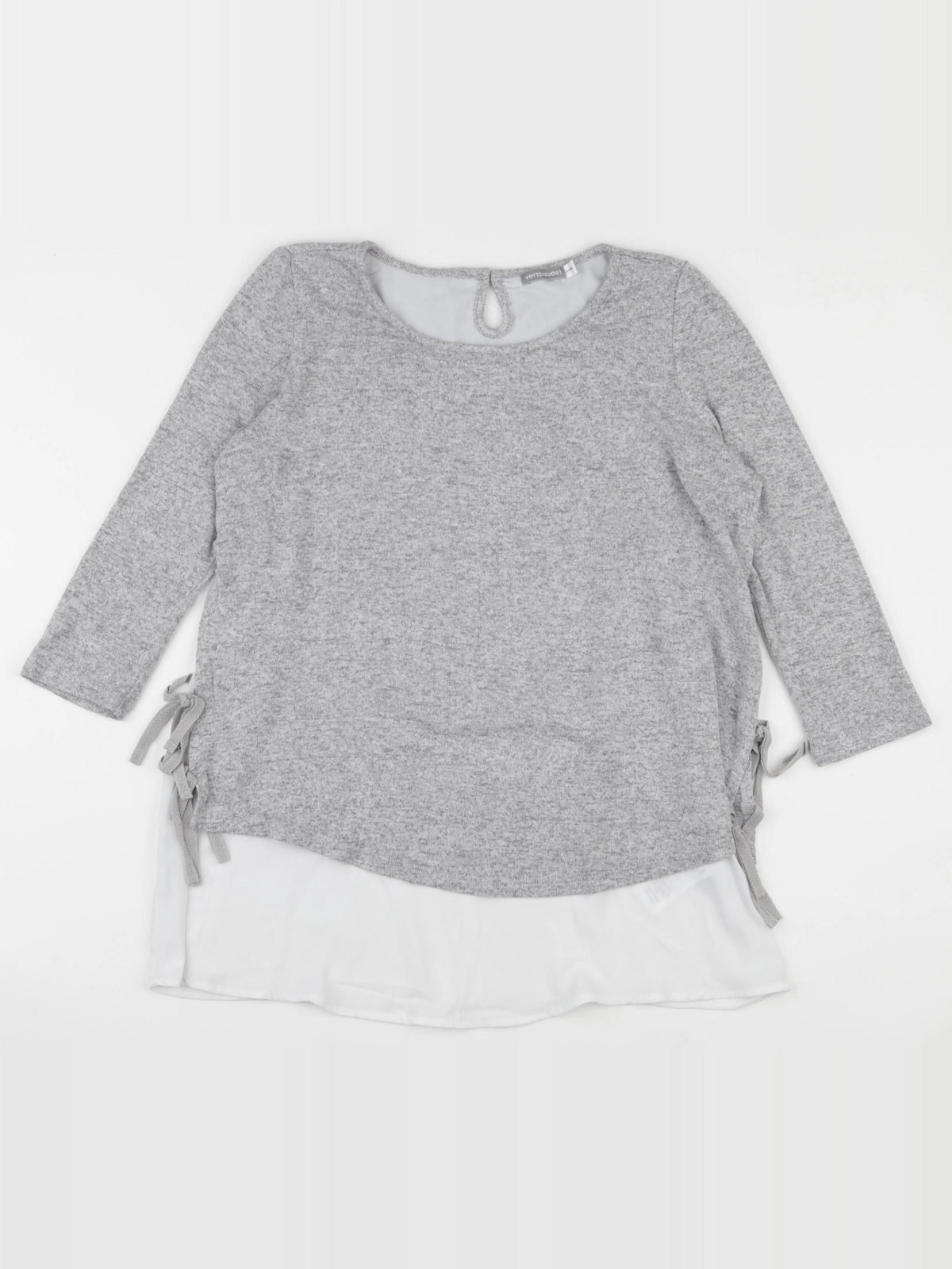 Vertbaudet - pull grossesse gris - 34 à 36